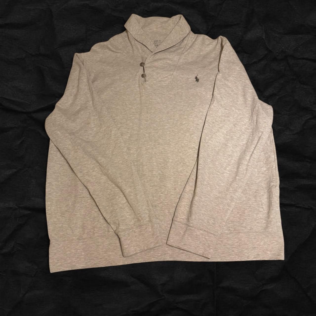 Polo Ralph Lauren Beige Polo Ralph Lauren Soft Pullover Size US XXL / EU 58 / 5 - 1 Thumbnail