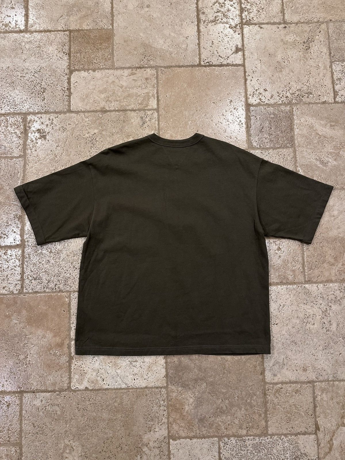 Bottega Veneta Bottega Veneta Olive Green Pocket Short Sleeve Tee Size US L / EU 52-54 / 3 - 8 Thumbnail