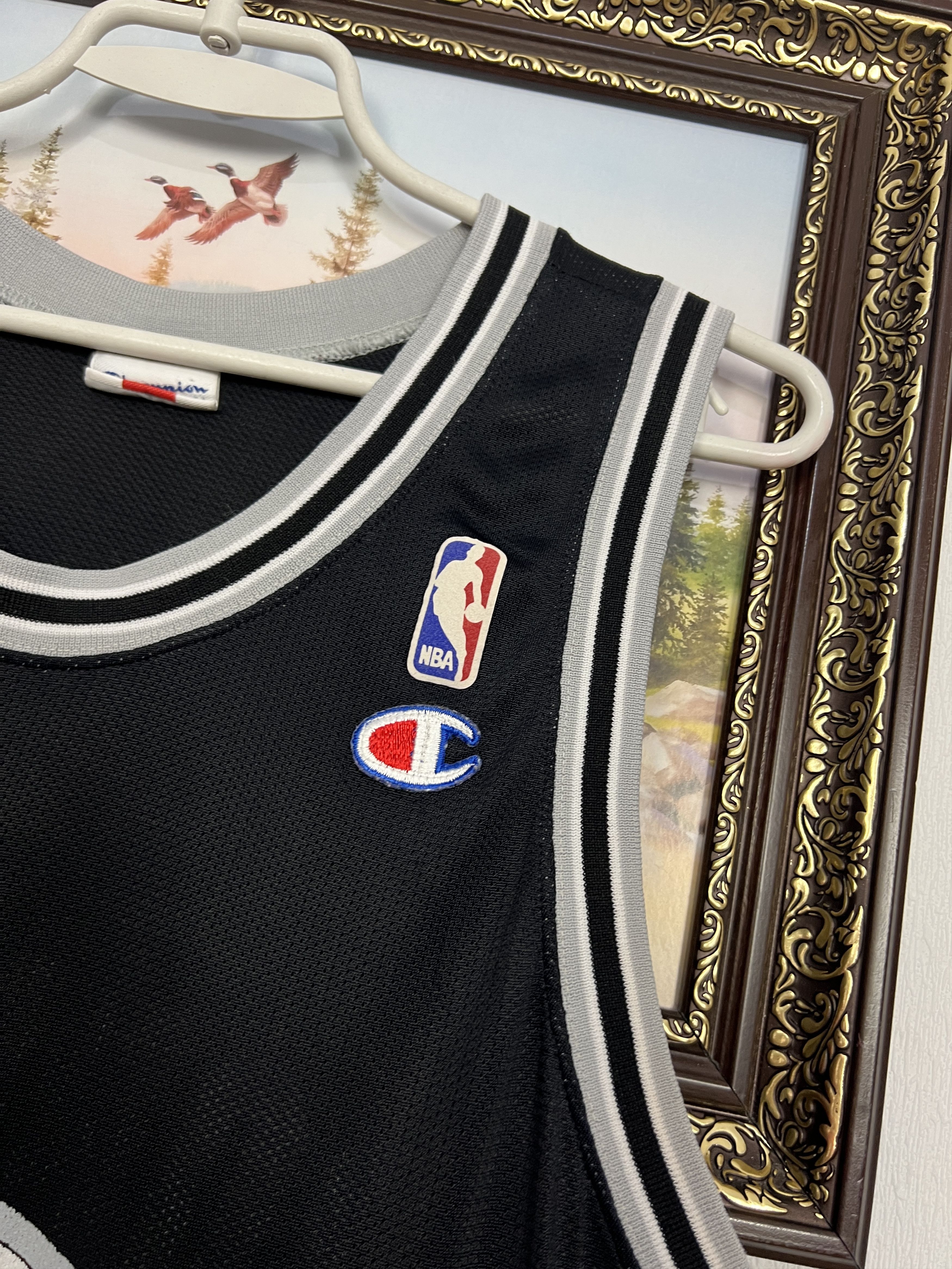 Champion Vintage 90's Champion San Antonio Spurs Robinson NBA Jersey Size US XL / EU 56 / 4 - 4 Thumbnail
