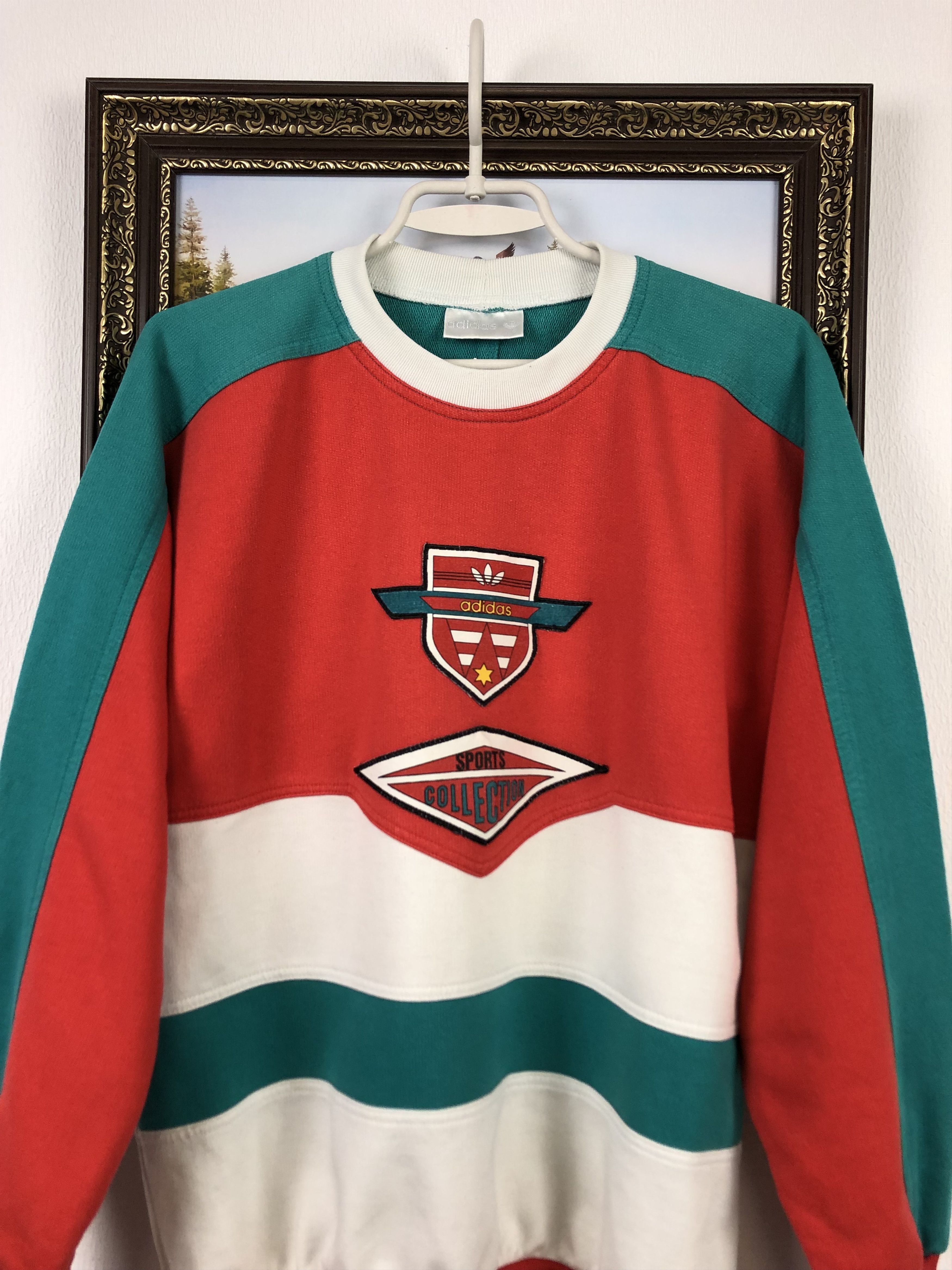 Adidas Vintage 90's Adidas Sport Collection Sweatshirt Rare Hype Size US M / EU 48-50 / 2 - 2 Thumbnail