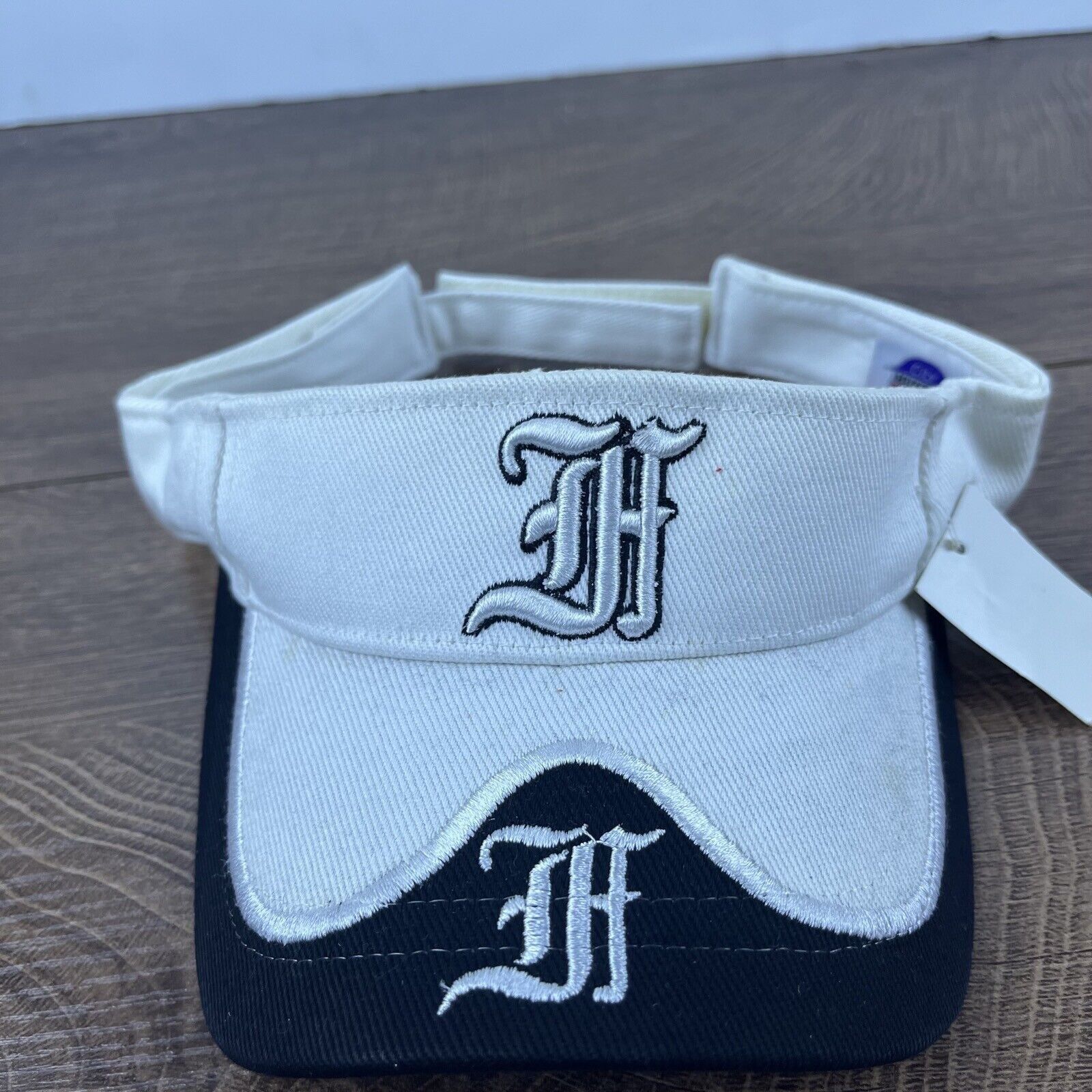 Other Houston Visor Hat White Cap Hat Adjustable Hat White Adult H Size ONE SIZE - 1 Thumbnail