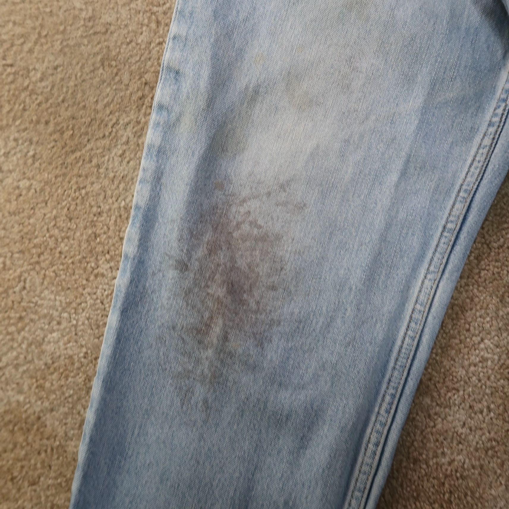 Levi's Levi's 550 Jeans Men 34x30 Relaxed Straight Denim Distressed Blue Vintage Size US 34 / EU 50 - 2 Thumbnail