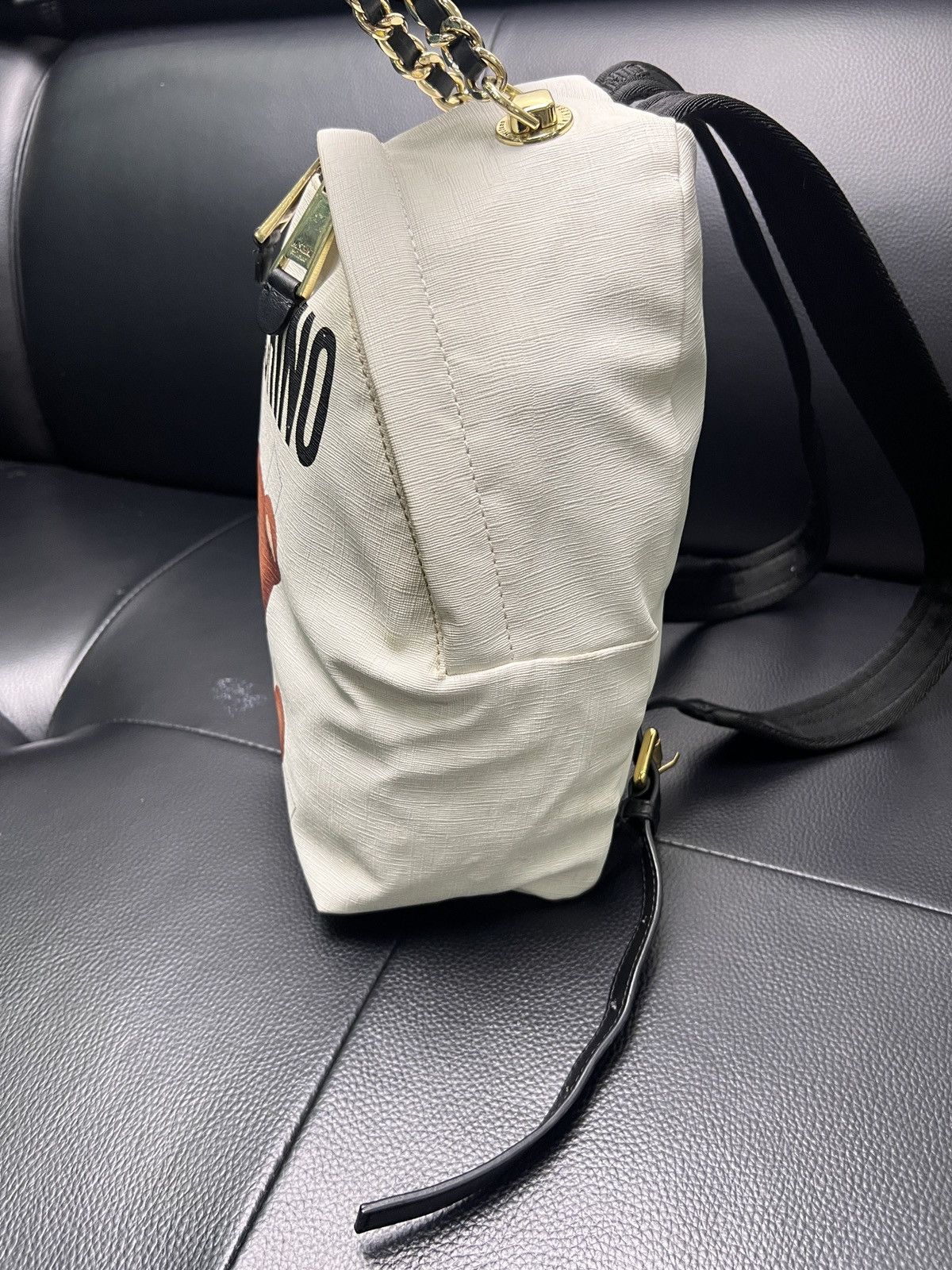 Moschino Moschino Teddy Bear Logo Backpack Size ONE SIZE - 10 Thumbnail