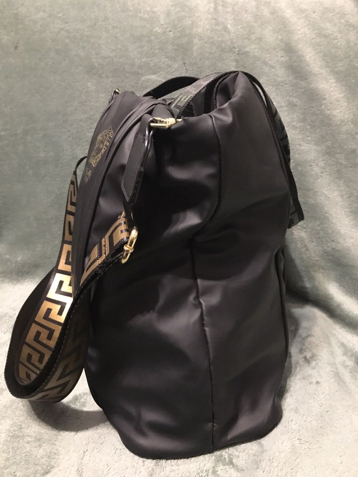 Versace Versace Parfums Black Medusa Logo Design Shoulder Bag Size ONE SIZE - 6 Thumbnail