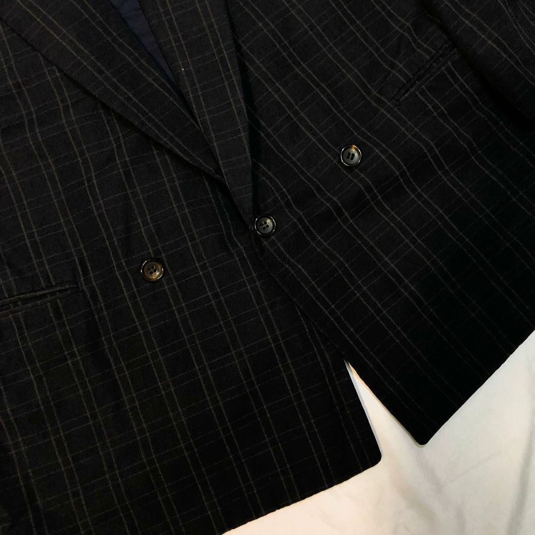 Comme des Garcons CDG 1985ss Homme Plus Poster Wool Check Jacket M Size US M / EU 48-50 / 2 - 6 Thumbnail