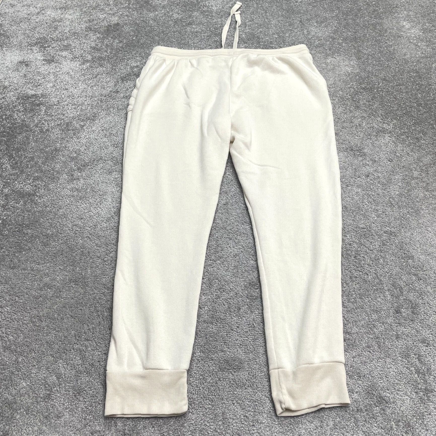 Disney Disney Mickey Mouse Jogger Sweatpants Mens XL Ivory Quilted Pockets Casual 37x30 Size US 36 / EU 52 - 2 Thumbnail