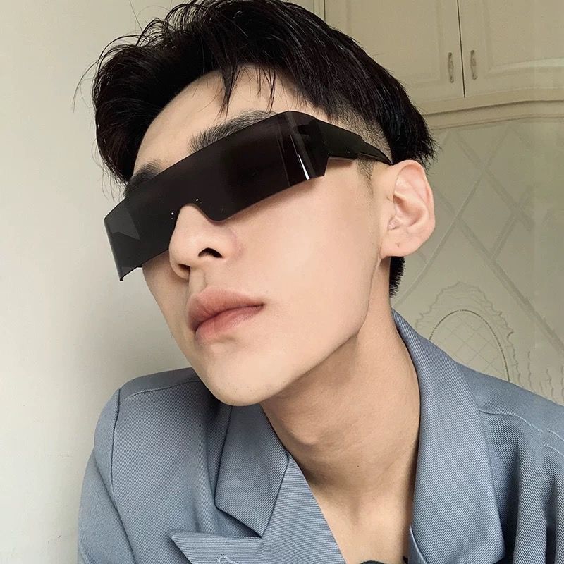 VIBE Retro Street ins style custom avant-garde sunglasses Size ONE SIZE - 4 Thumbnail