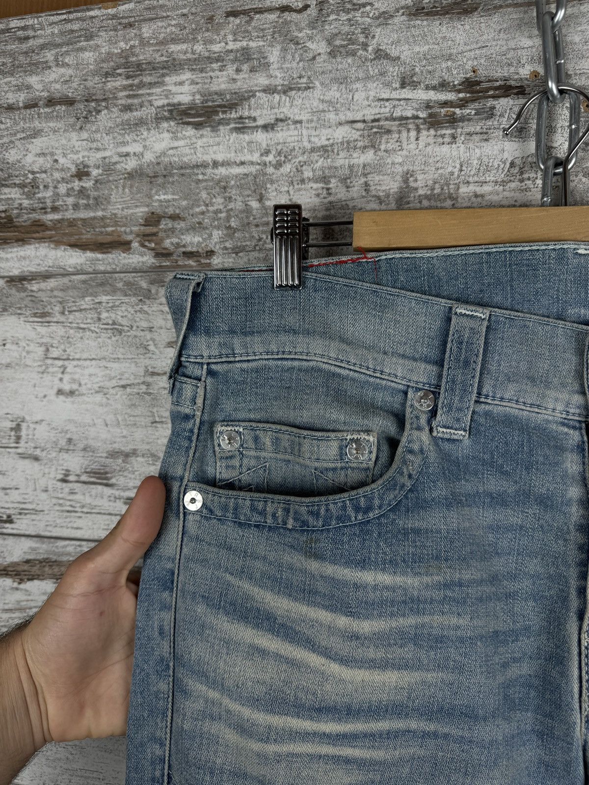Japanese Brand × True Religion Mens True Religion SKINNY MOTO NATURAL SN jeans denim y2k Size US 33 - 5 Thumbnail