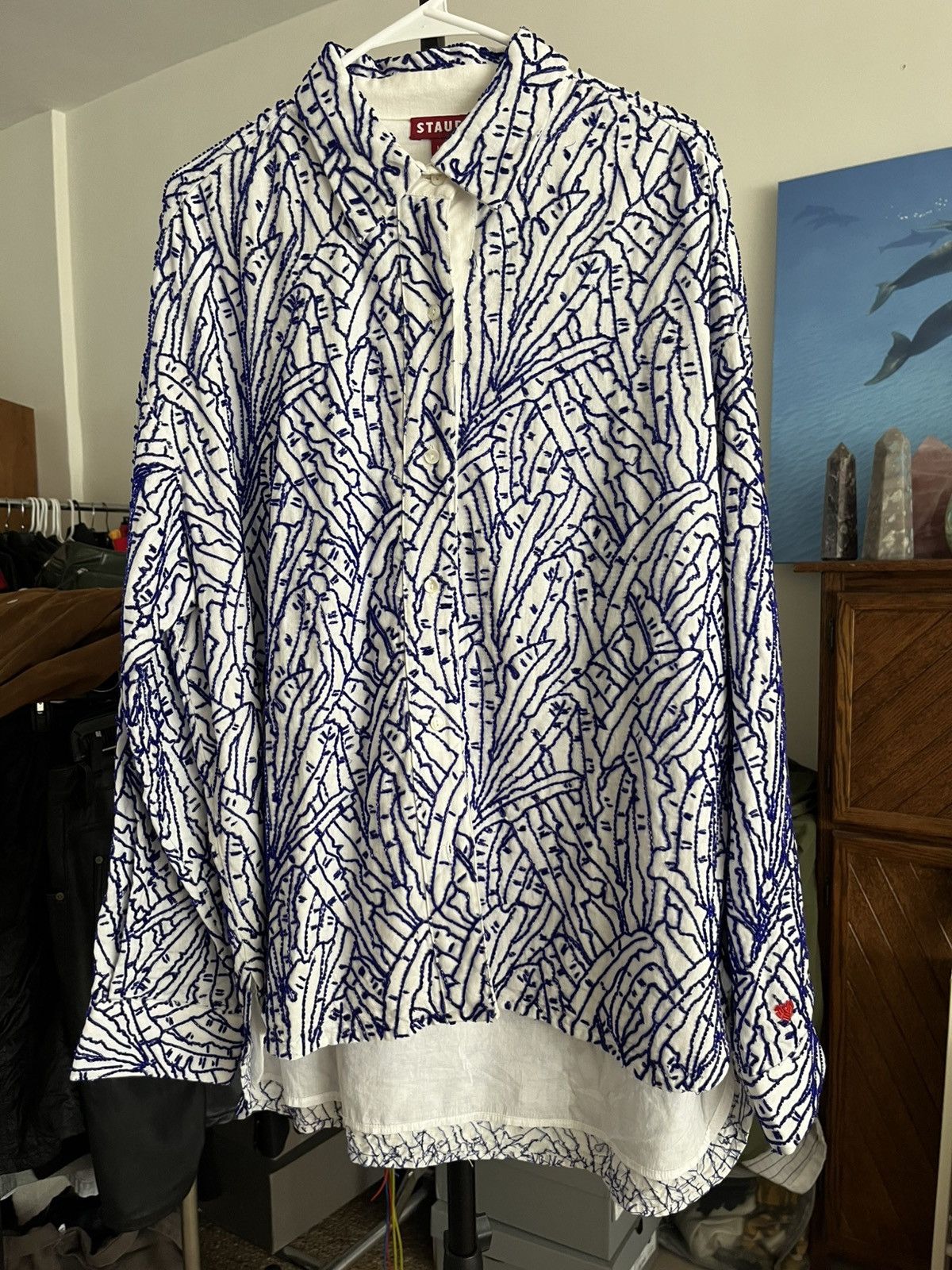 Staud Rare STAUD beaded button up top medium Size M / US 6-8 / IT 42-44 - 1 Thumbnail
