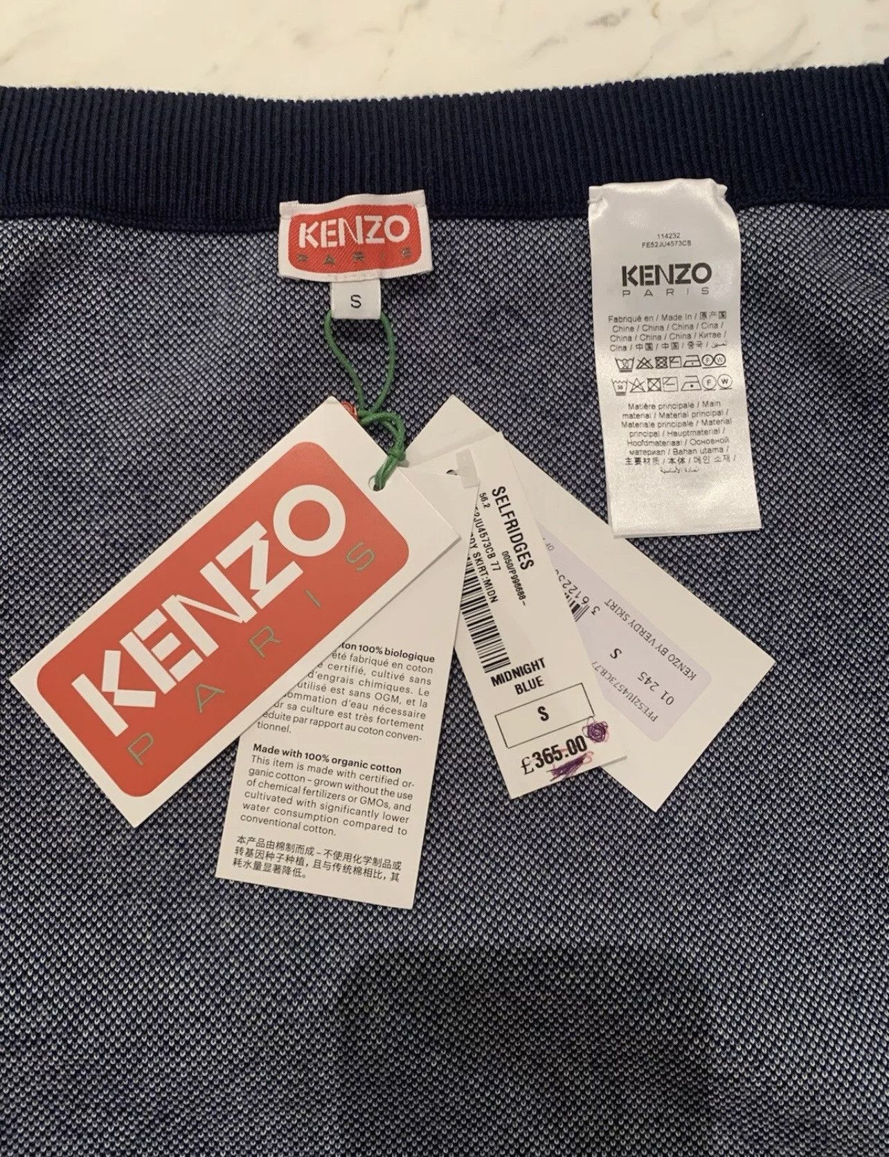 Kenzo KENZO X VERDY 'KENZO BY VERDY' MINISKIRT Blue Size 28" / US 6 / IT 42 - 10 Thumbnail