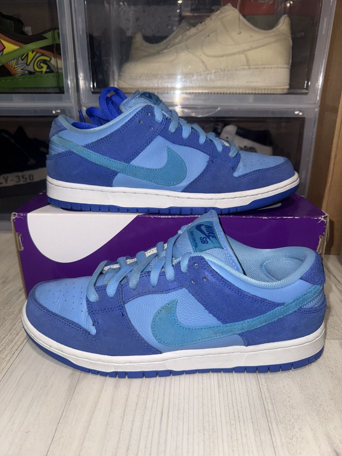 Nike SB Nike SB Dunk Low Blue Raspberry Size US 9 / EU 42 - 2 Thumbnail