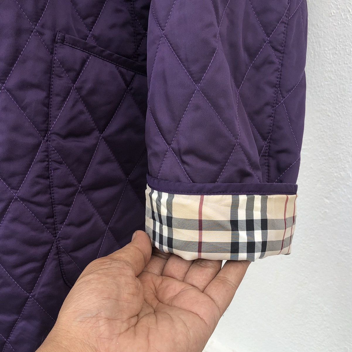 Burberry Burberry London Diamond Quilted Lined Novacheck Jacket Size M / US 6-8 / IT 42-44 - 11 Thumbnail