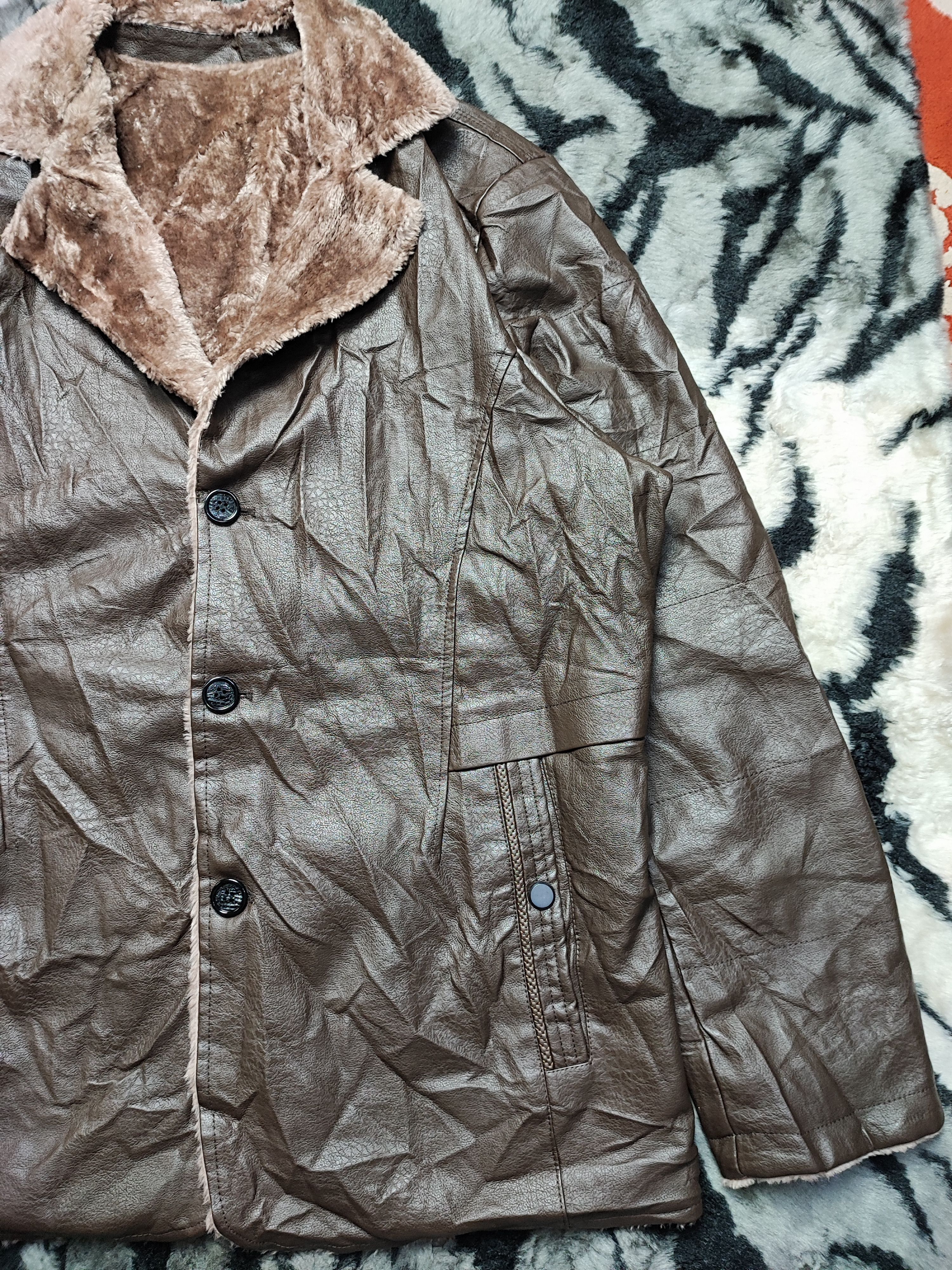 Genuine Leather Vintage Leather Jacket by Schdarrow Khnor Size US L / EU 52-54 / 3 - 4 Thumbnail