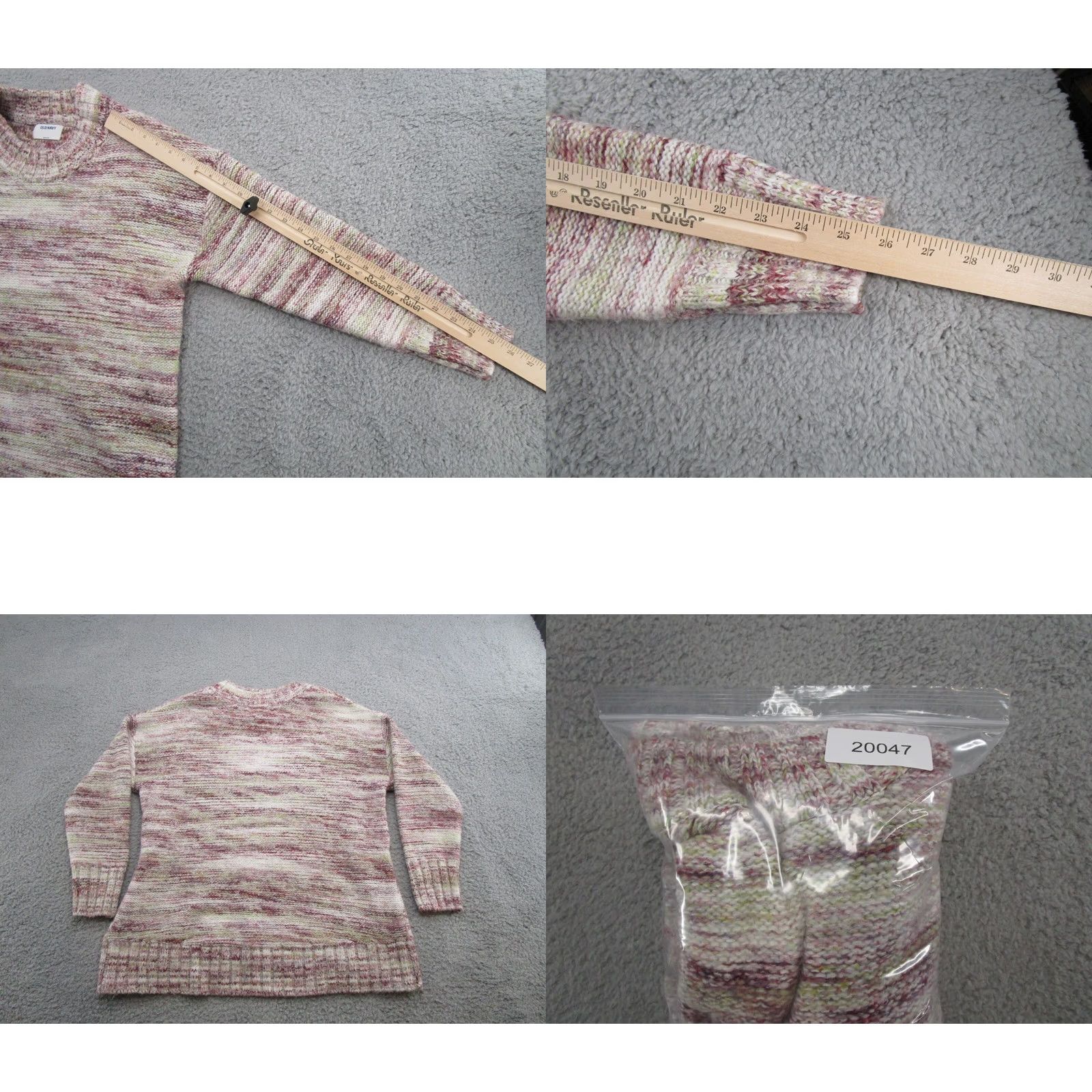 Old Navy Old Navy Acrylic Blend Pullover Knit Sweater Womens Size L Multicolor Crew Neck Long Sleeve Shirt? Size L / US 10 / IT 46 - 8 Thumbnail