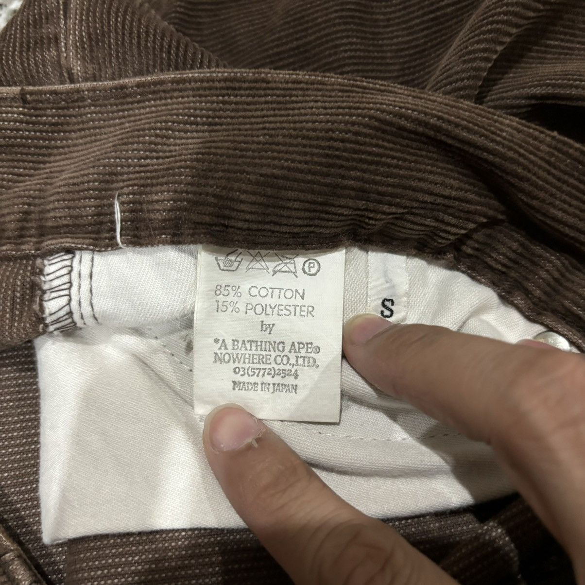 Bape × Vintage Corduroy Carpenter Pants Size US 34 / EU 50 - 7 Thumbnail