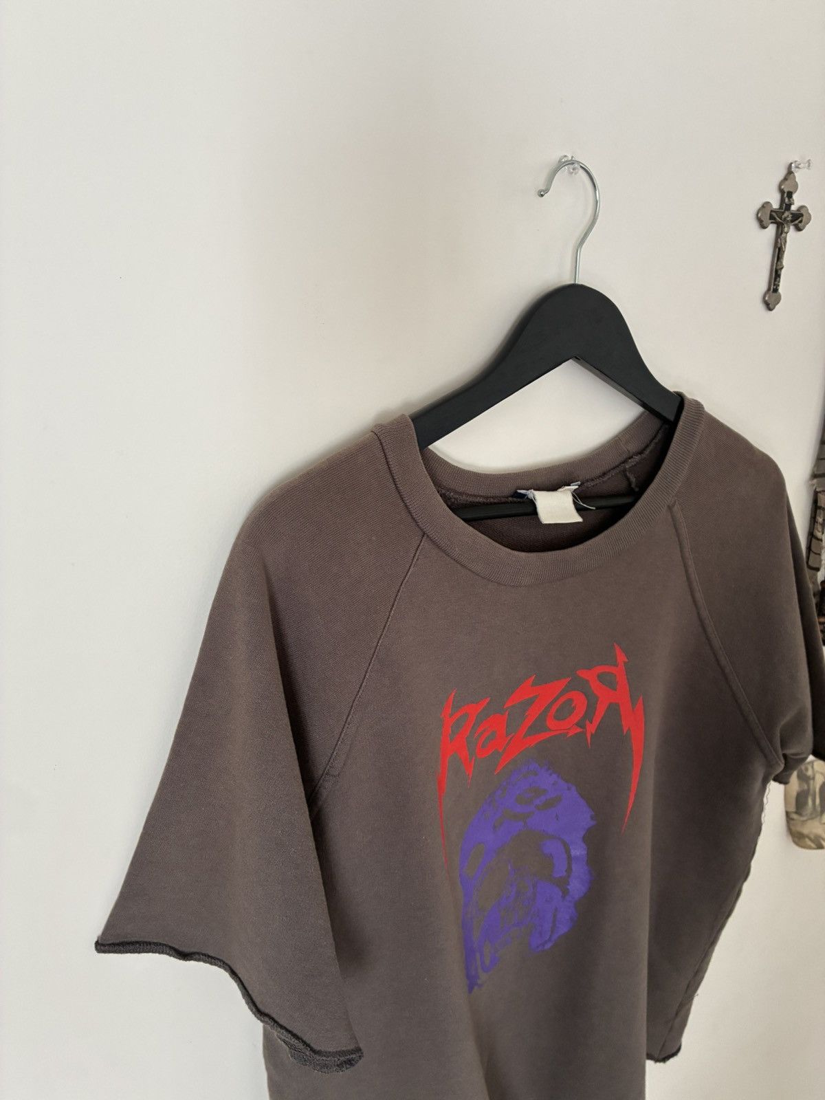 Raf Simons Raf Simons SS98 Faded & Distressed "Razor" Sweatshirt Size US S / EU 44-46 / 1 - 6 Thumbnail