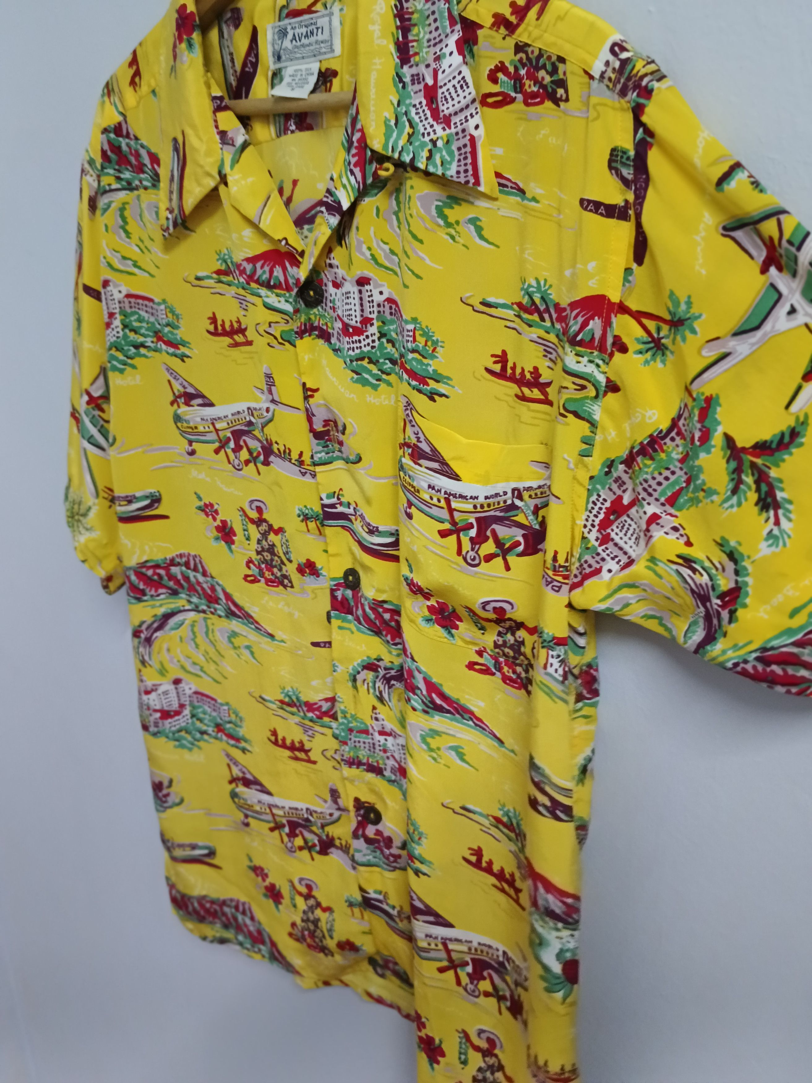 SikSilk × Vintage SiLk FULLPRINT VINTAGE 90s AVANTI HAWAII Size US M / EU 48-50 / 2 - 3 Thumbnail