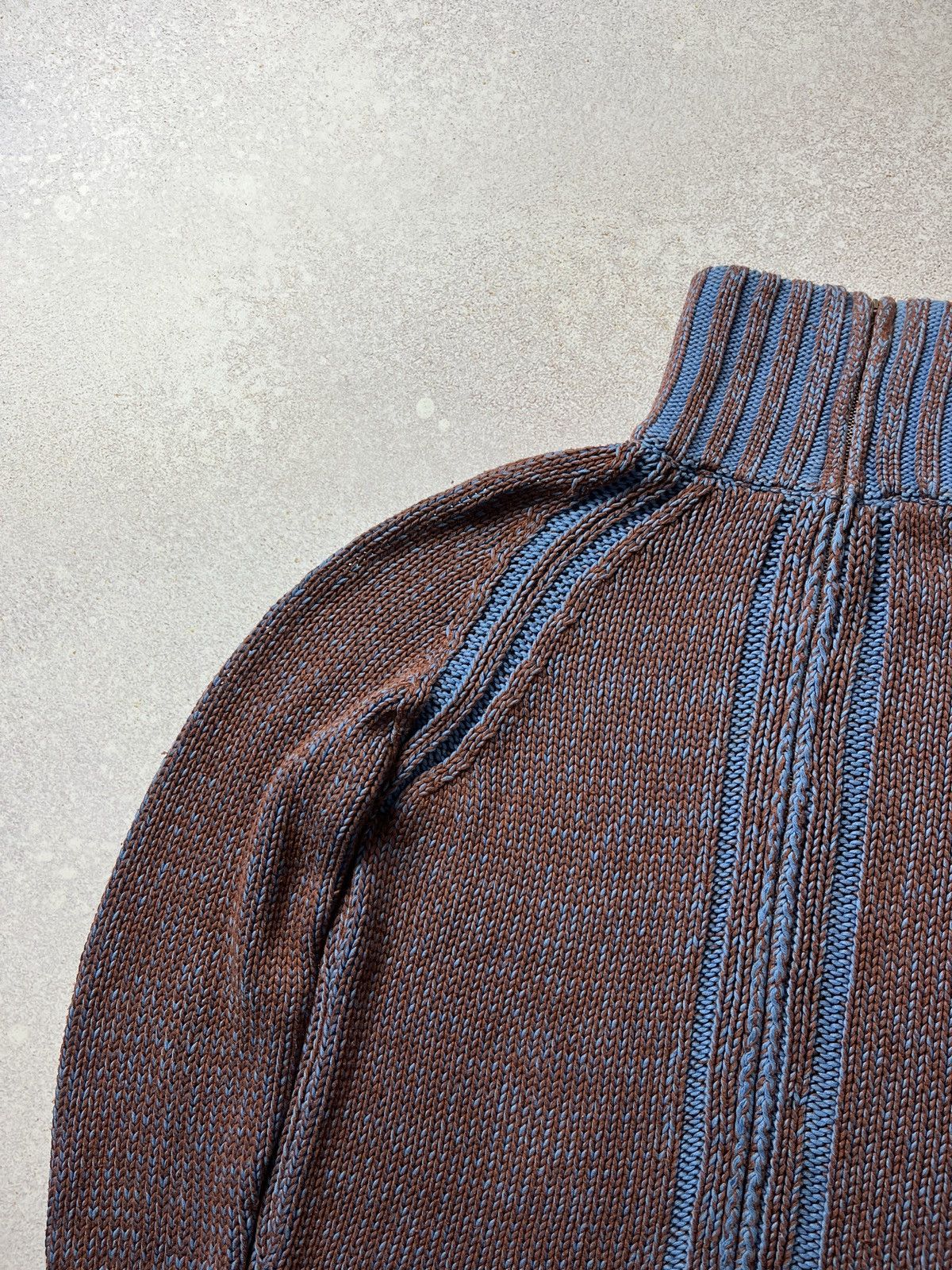 Diesel Vintage Diesel cable knit heavyweight sweater high neck Size US M / EU 48-50 / 2 - 3 Thumbnail