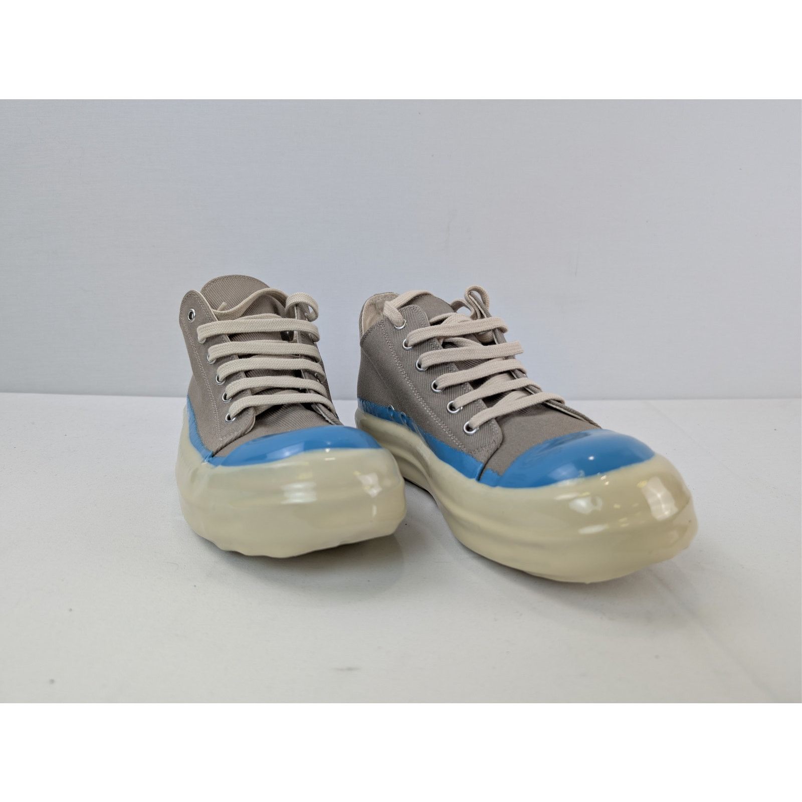 Rick Owens Drkshdw o1rshd1 Concordians low-top sneakers Dirty Pearl Light Blue Size US 8 / EU 41 - 5 Thumbnail