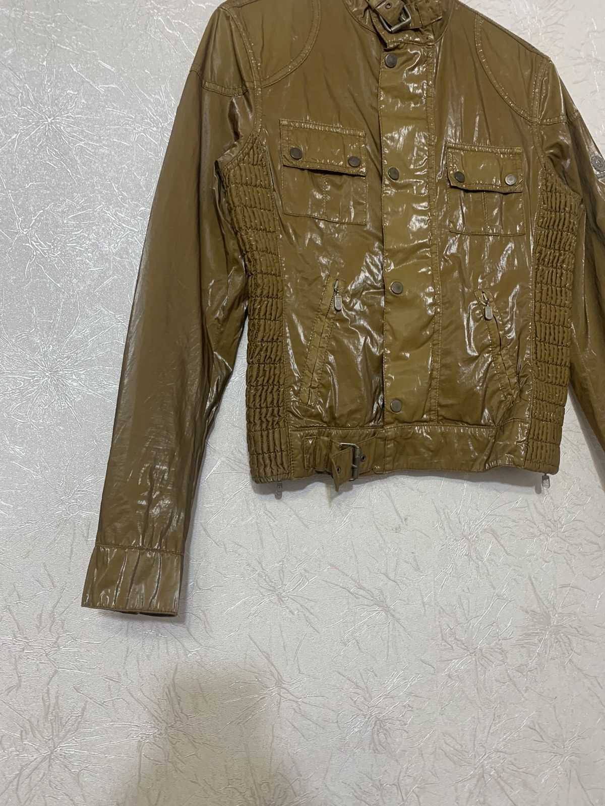 Belstaff Belstaff Gold Label Biker Gold Metallic Jacket Made In Italy Size M / US 6-8 / IT 42-44 - 3 Thumbnail