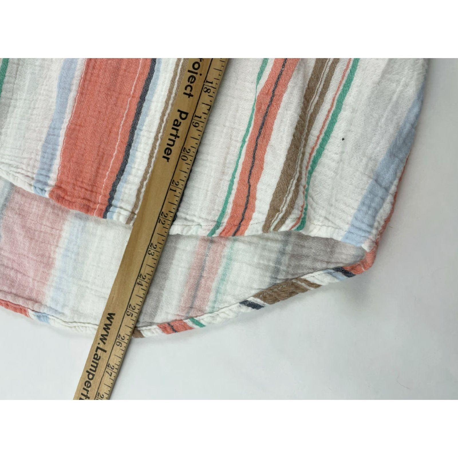 Vintage Time And Tru Blouse Shirt Women's Small Stripes Button Up Sleeveless White Sleeveless Shirt Womens Size S / US 4 / IT 40 - 6 Thumbnail
