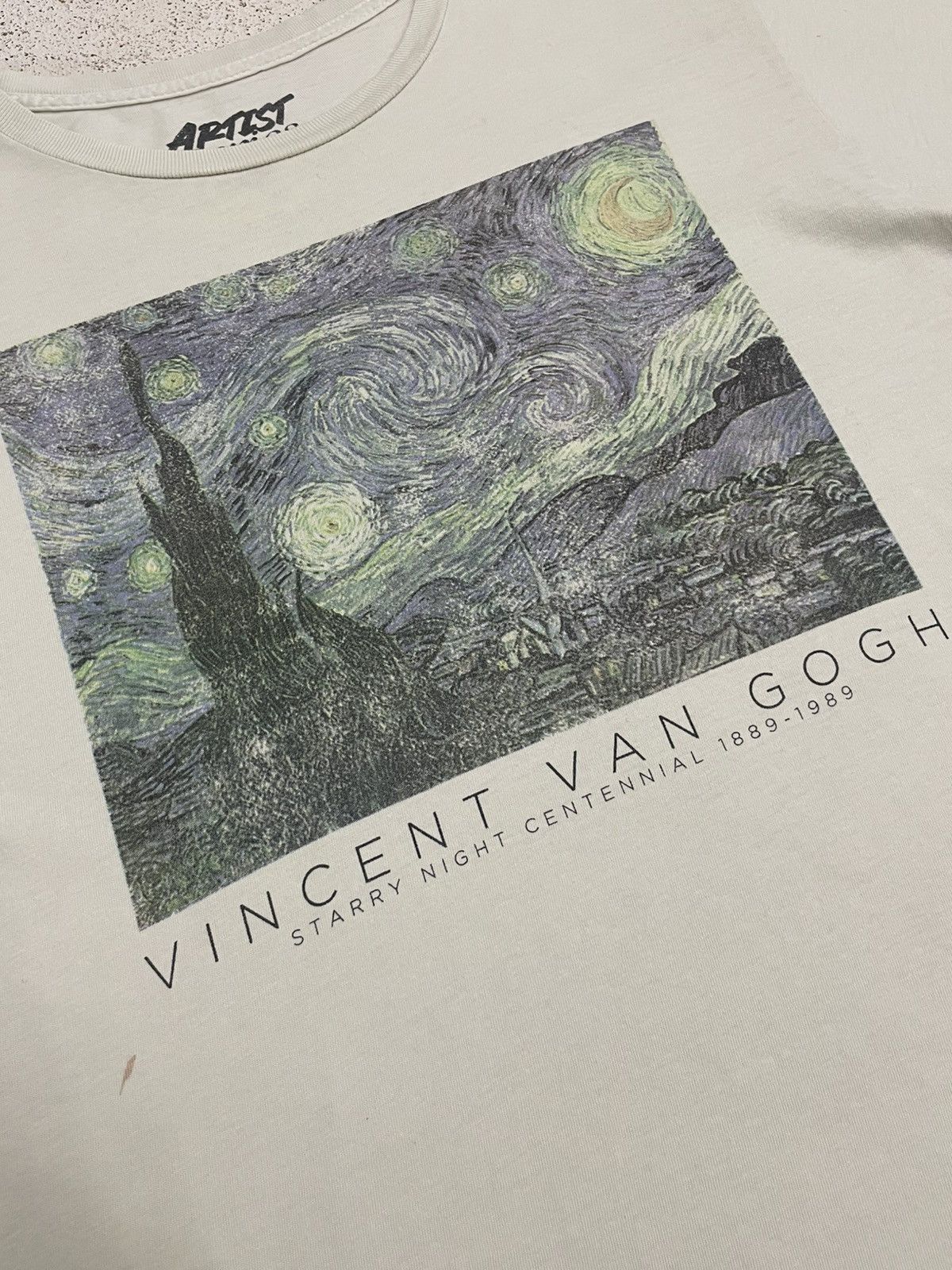 Vintage Artist Series Starry Night Centennial by Vincent Van Gogh Size US M / EU 48-50 / 2 - 4 Thumbnail