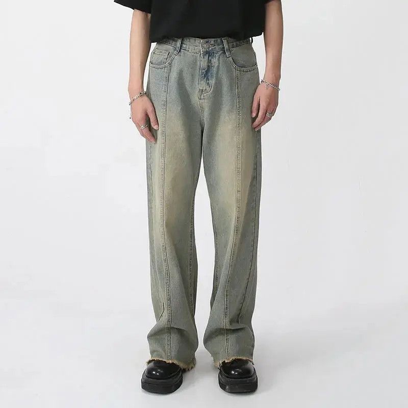 Y2K High Street Straight Wide Leg Jean