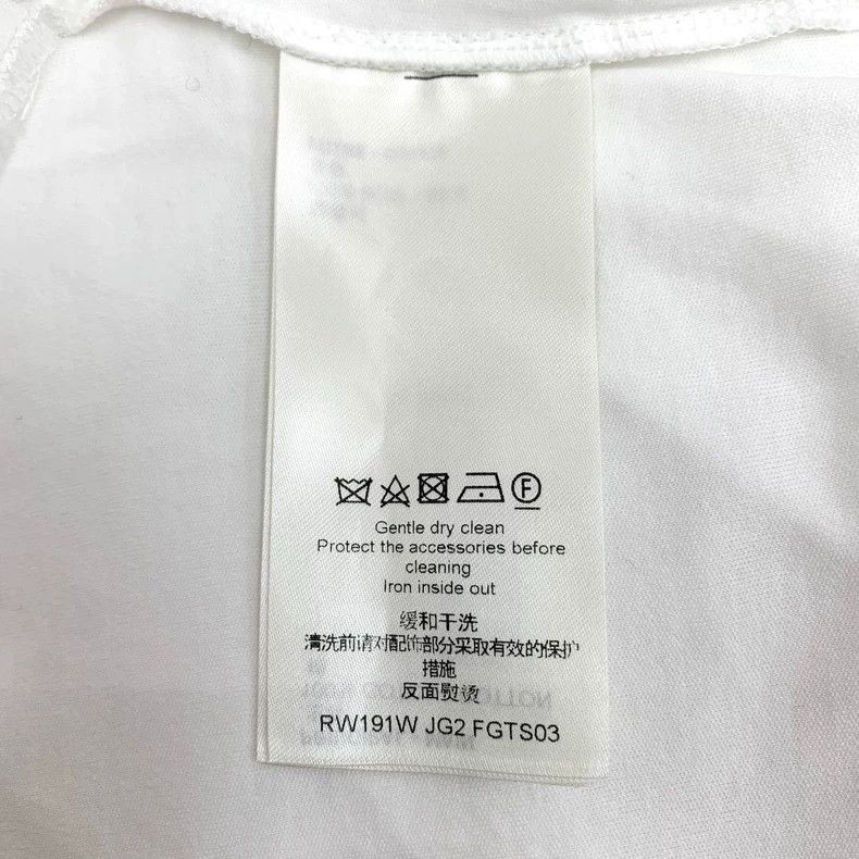 Louis Vuitton Louis Vuitton White cotton gold embellished crew neck shor Size M / US 6-8 / IT 42-44 - 6 Thumbnail