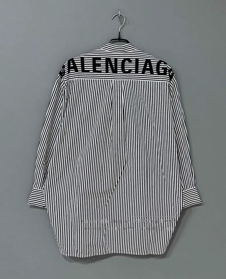 Balenciaga Balenciaga Back logo print black shirt Size XS / US 0-2 / IT 36-38 - 3 Thumbnail