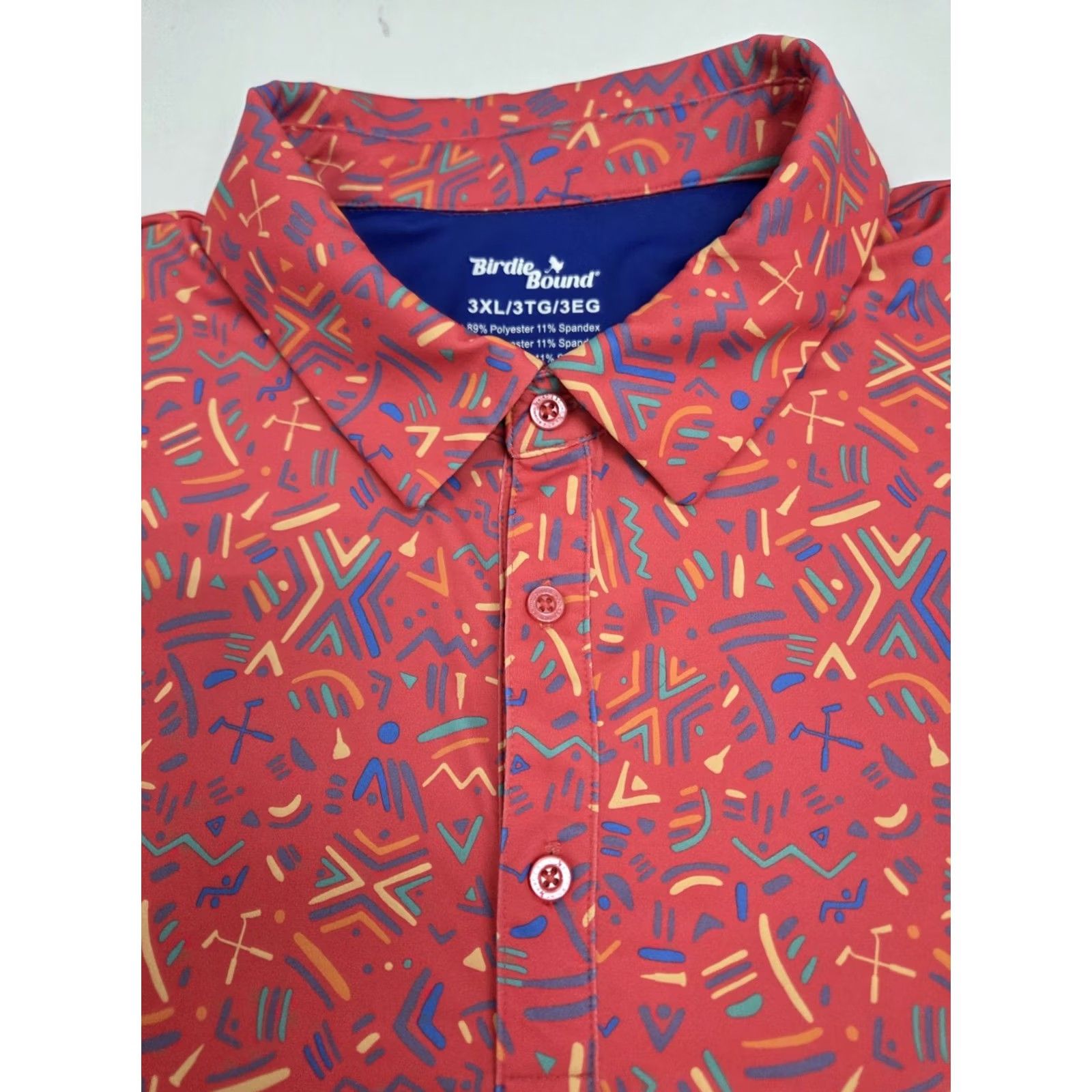Vintage VINTAGE Birdie Bound Polo Shirt? Size US XXL / EU 58 / 5 - 2 Thumbnail