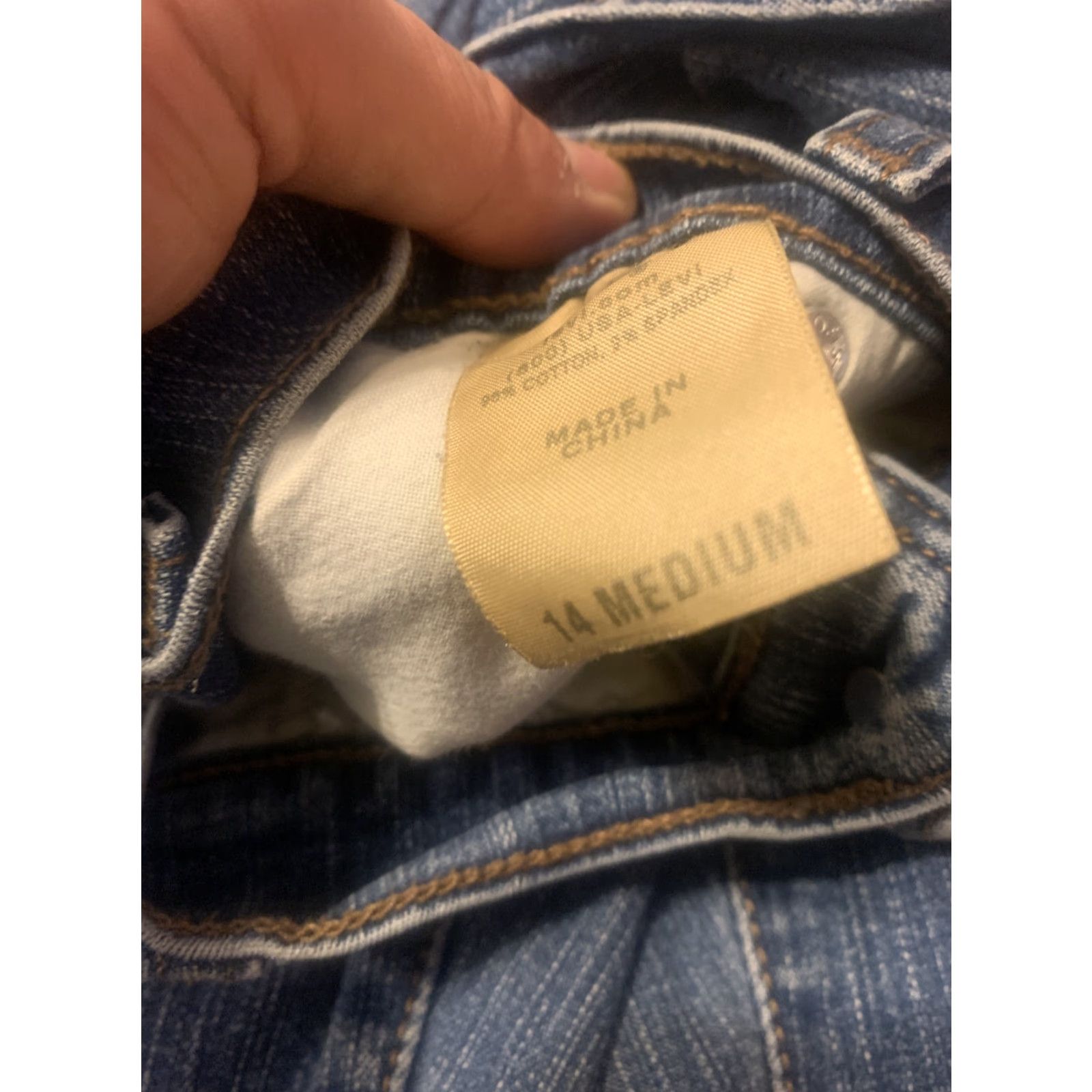 Levi's Levi's Jeans Bootcut Women's 14 Slimming 512 Perfectly Slimming Blue 30in Plus Size Women Size 36" / US 14 / IT 50 - 4 Thumbnail