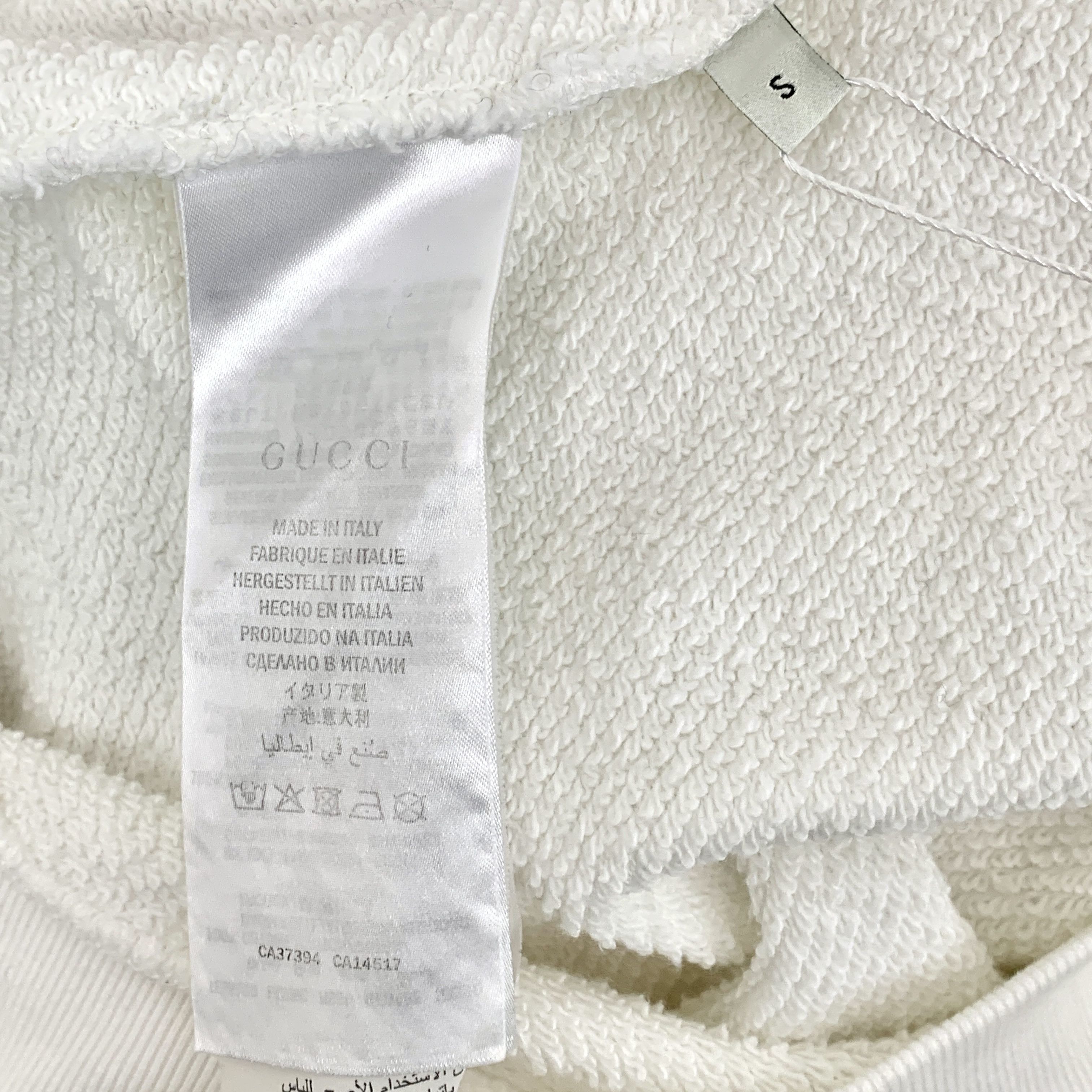 Gucci Gucci Tennis Logo Sweatshirt White (S) Size US S / EU 44-46 / 1 - 7 Thumbnail