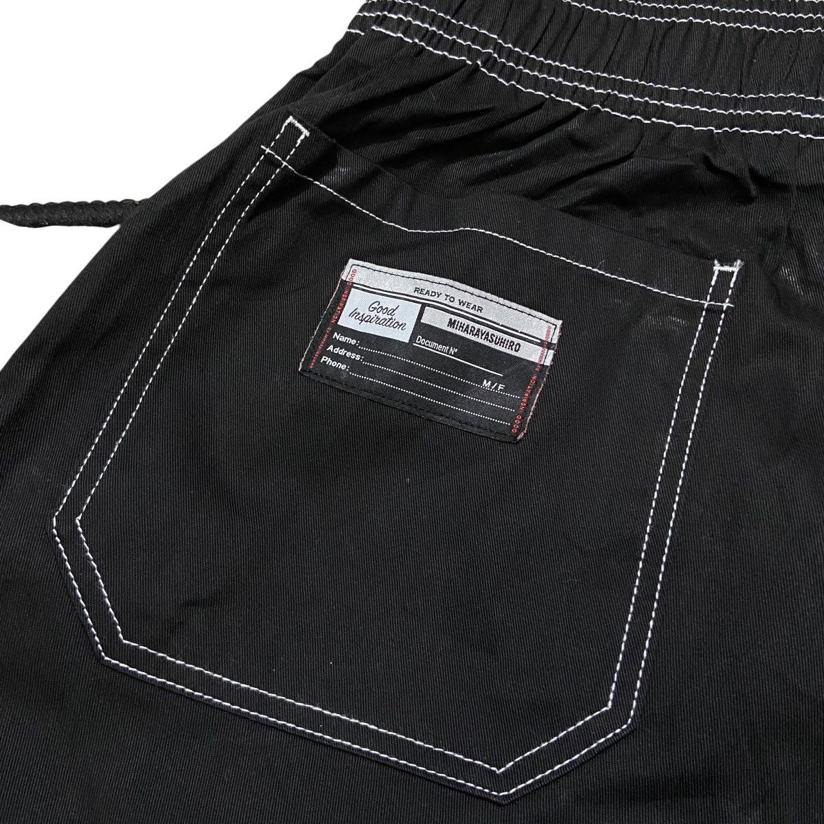 GU × Maison MIHARA YASUHIRO GU x Miharayasuhiro Relax Pants - Black Size US 28 / EU 44 - 6 Thumbnail