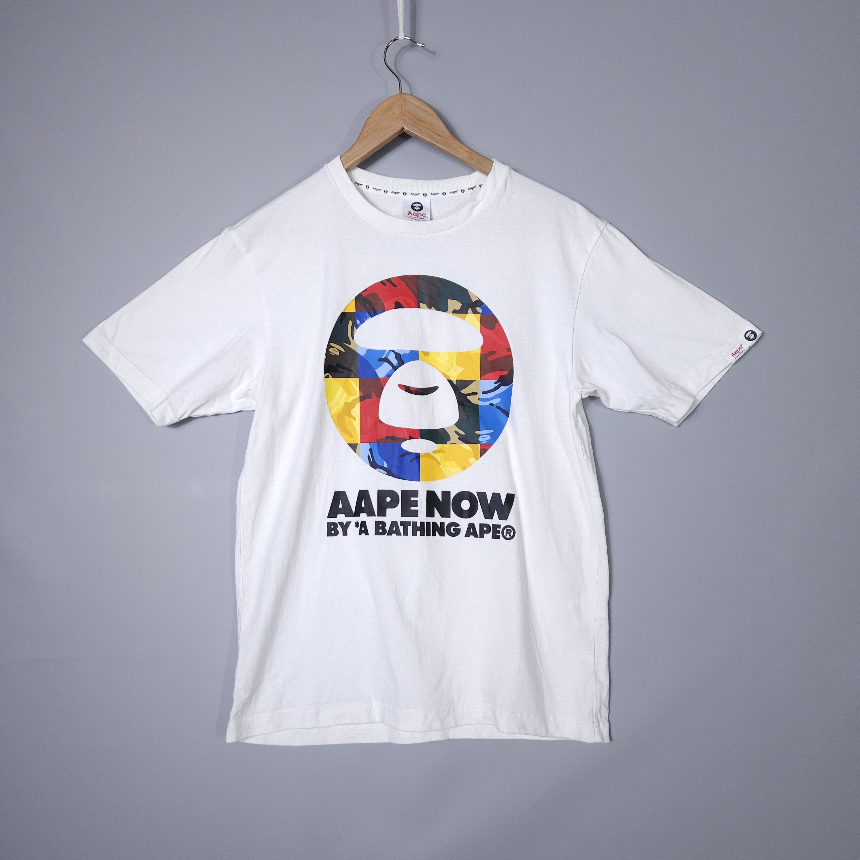 Aape Aape Now By A Bathing Ape BAPE T Shirt Tee White Logo Size US M / EU 48-50 / 2 - 1 Thumbnail