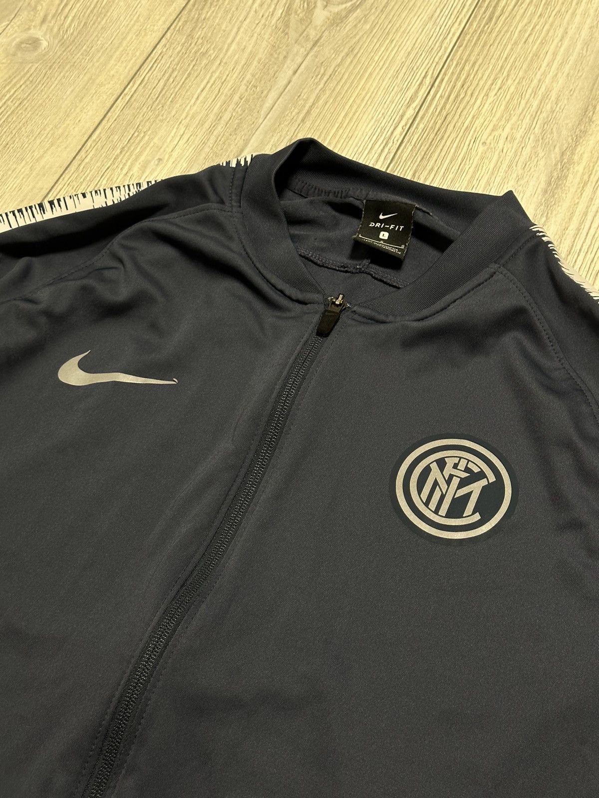 Nike Nike Inter Milan Soccer Track Top Jacket Size US L / EU 52-54 / 3 - 2 Thumbnail