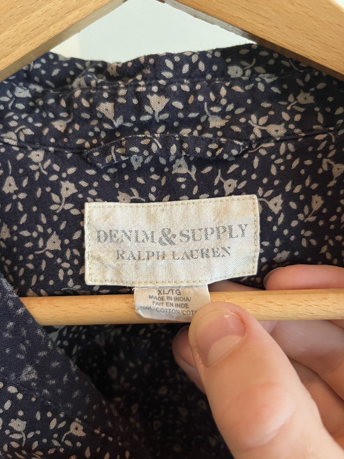 Denim & Supply Ralph Lauren × Ralph Lauren Long Sleeve Flower Button Up Size US XL / EU 56 / 4 - 3 Thumbnail