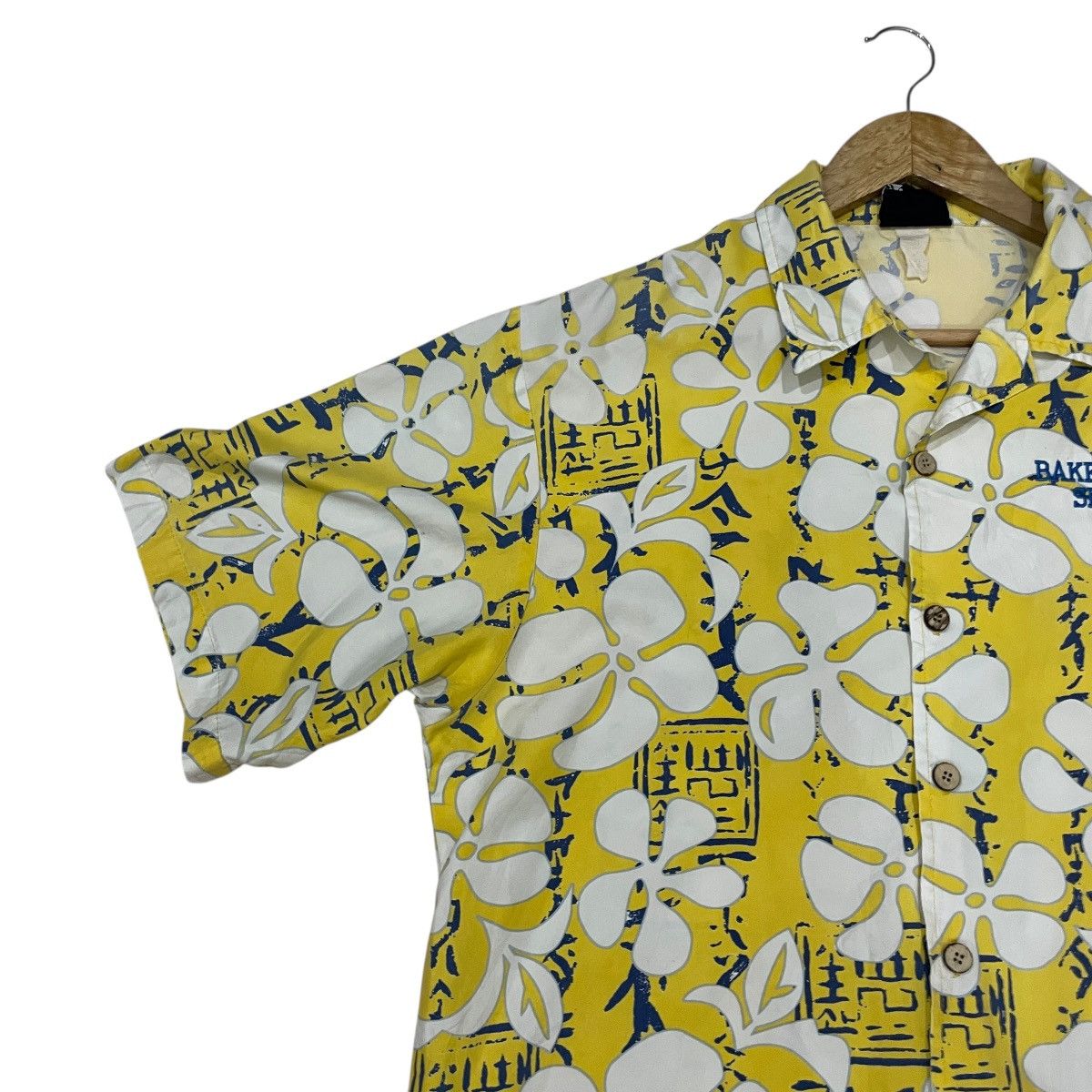 Bullhead Denim Co. Vintage Bullhead Bikerfield Select Hawaian Aloha Shirt Size US L / EU 52-54 / 3 - 3 Thumbnail
