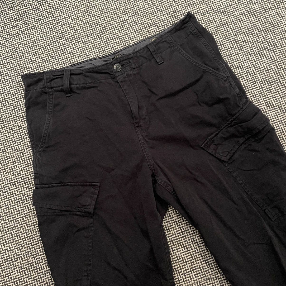Levi's Levi’s Black XX Streetwear Utility Cargo Pants 31x32 Size US 31 - 2 Thumbnail
