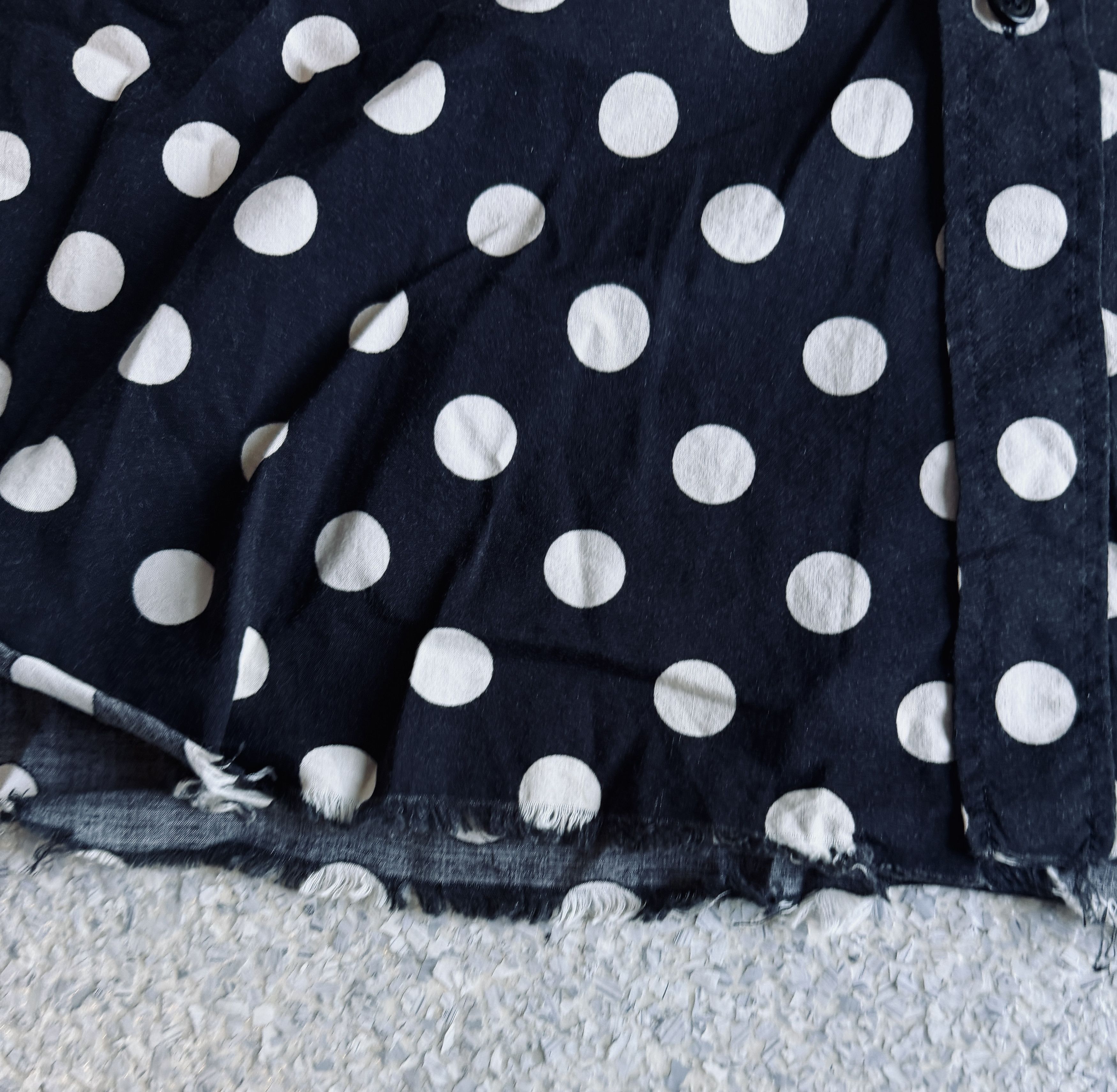 Saint Laurent Paris Saint Laurent Heidi Slimane Polka Dot Shirt XL Size US XL / EU 56 / 4 - 6 Thumbnail