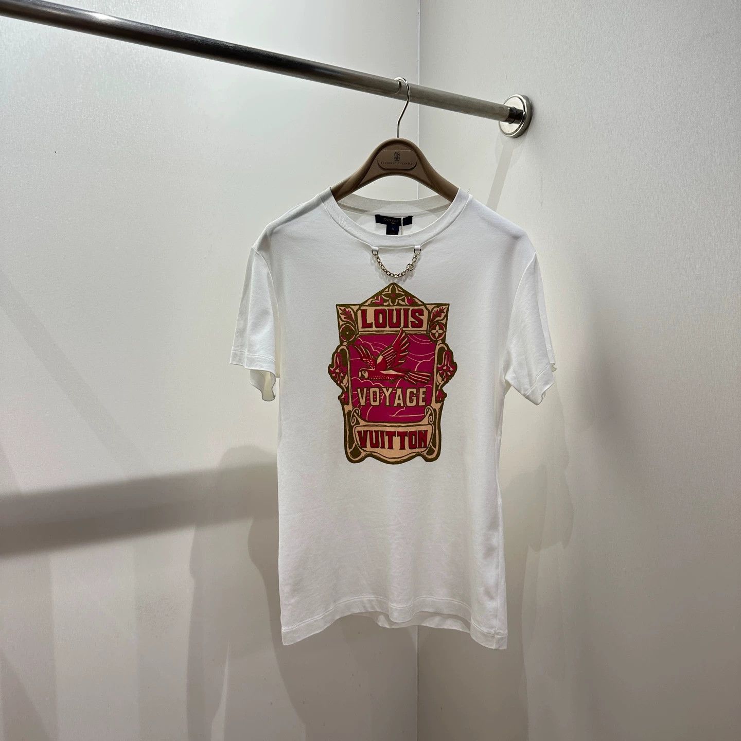 Louis Vuitton LV 25SS Chain Logo Print Short-Sleeve T-shirt S Size S / US 4 / IT 40 - 1 Thumbnail