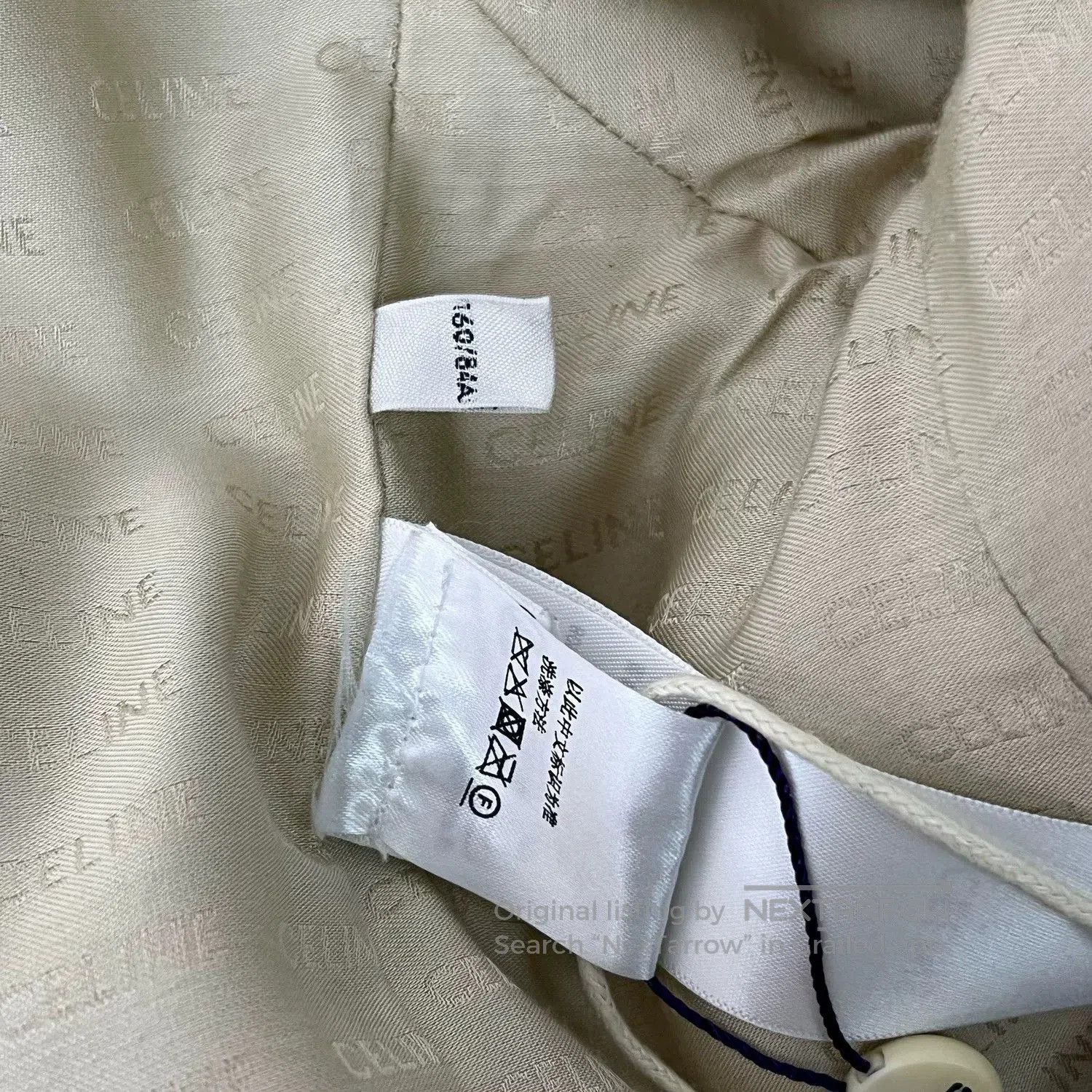 Celine Celine 2024 FW Gold Buckle Lamb Wool Coat. Size M / US 6-8 / IT 42-44 - 5 Thumbnail