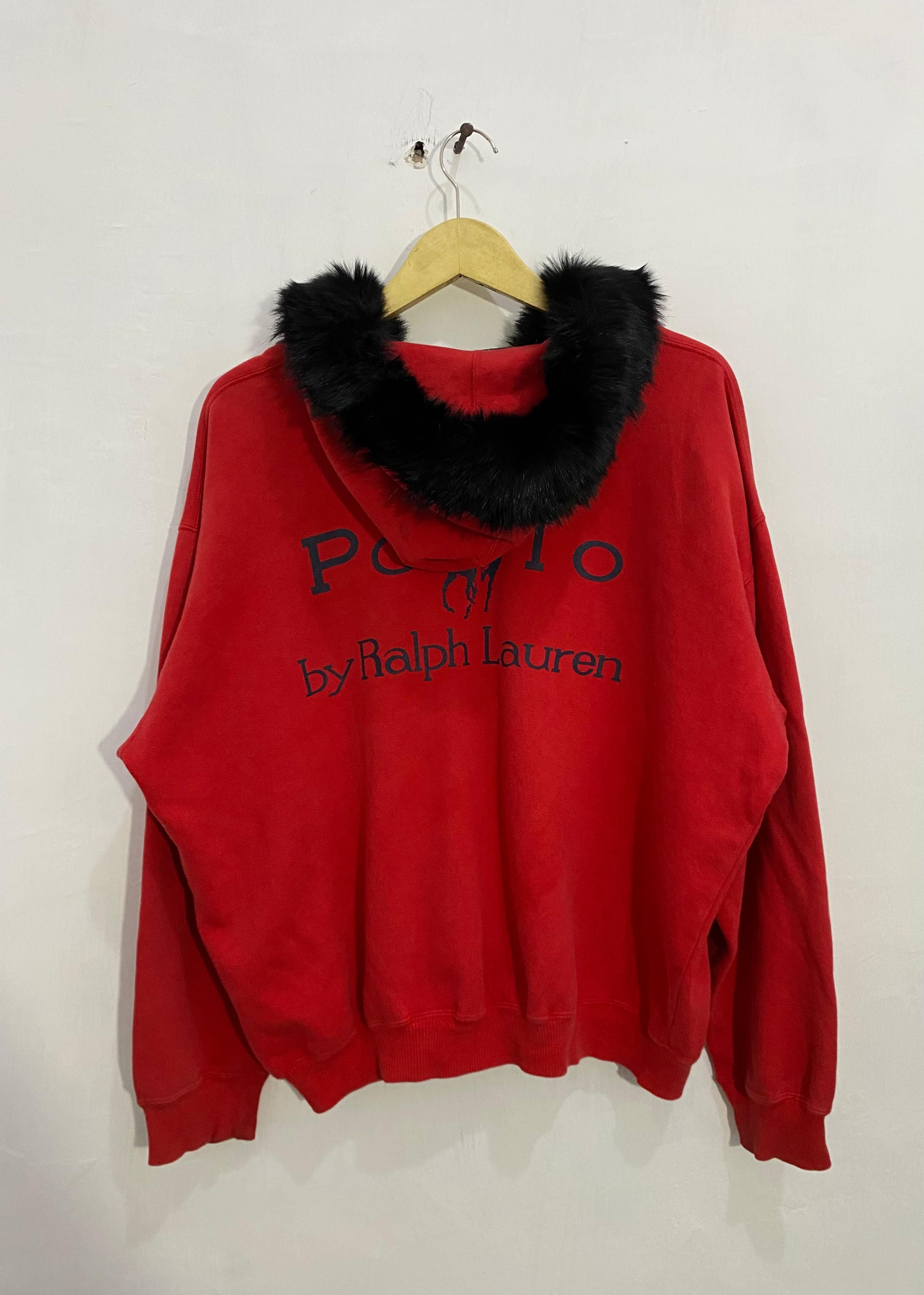 Polo Ralph Lauren Polo Ralph Lauren Fur Zipper Hoodie LGB Style Size US L / EU 52-54 / 3 - 11 Thumbnail