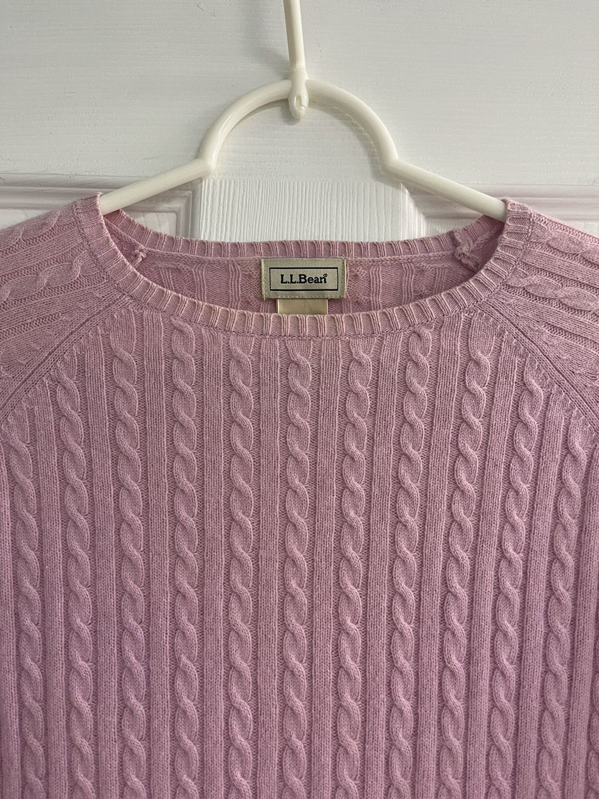 L.L. Bean Vintage L.L.Bean Pink Cashmere Sweater Size S / US 4 / IT 40 - 2 Thumbnail