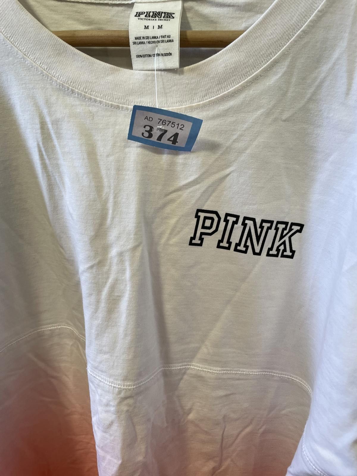 Pink PINK Ombre Long Sleeve Shirt Size ONE SIZE - 3 Thumbnail