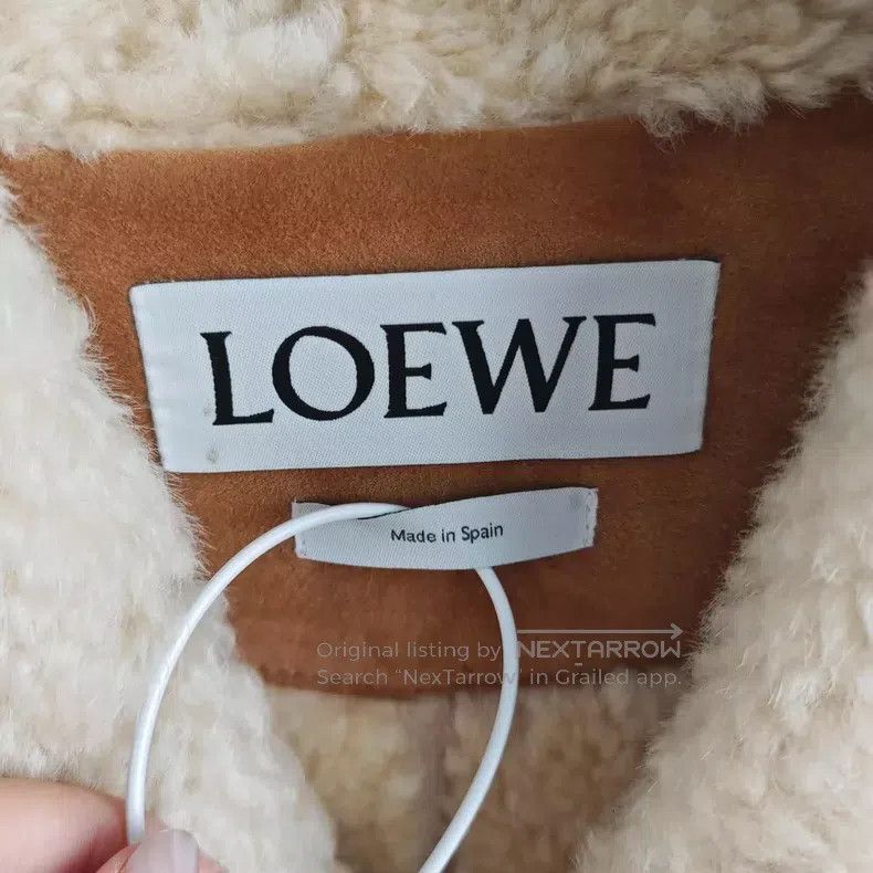 Loewe Loewe Khaki and Beige Reversible Faux Fur Jacket Size M / US 6-8 / IT 42-44 - 3 Thumbnail