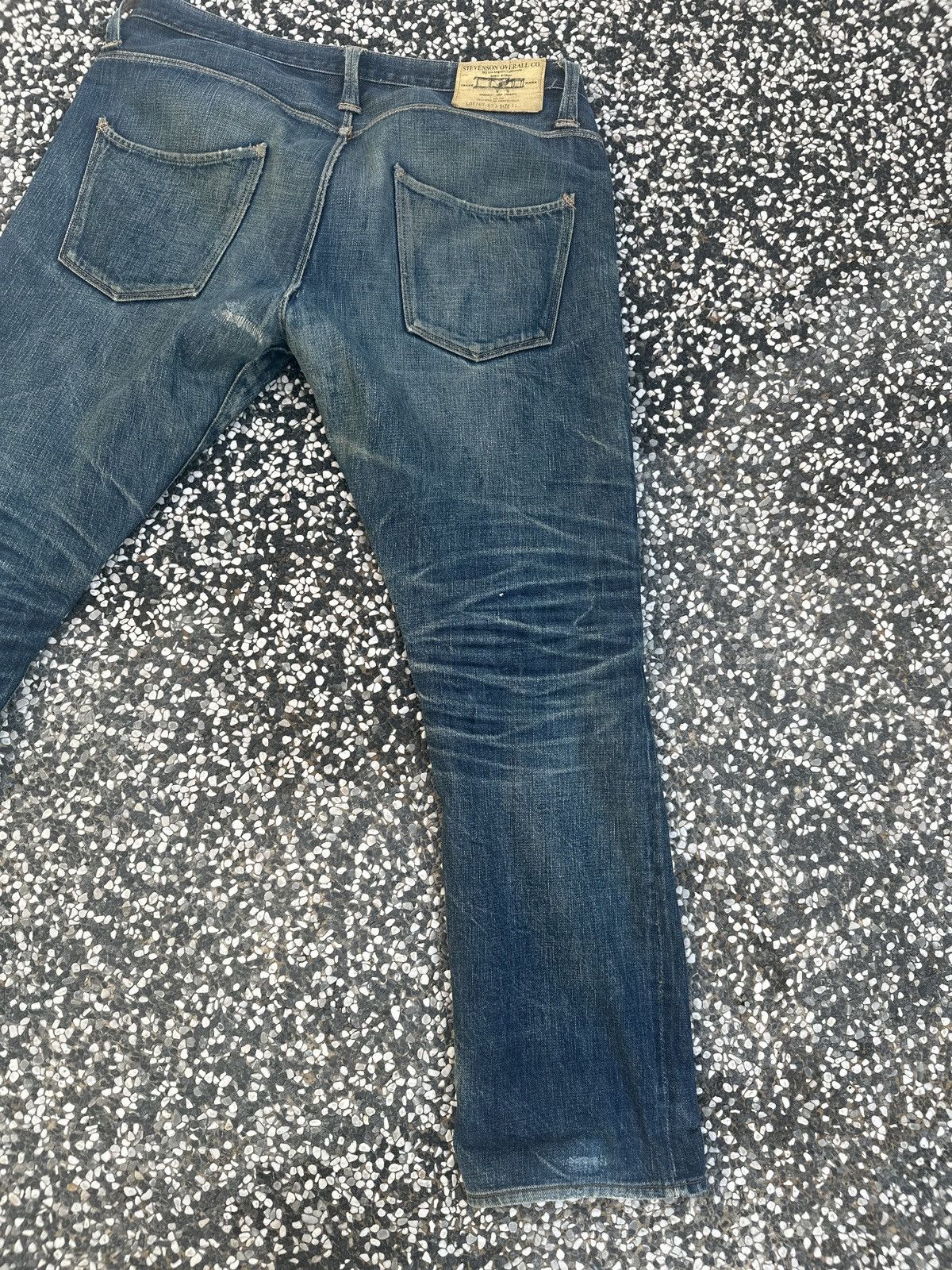 Stevenson Overall Co. Vintage Stevenson Overall Co. Selvedge Denim faded jeans Size US 34 / EU 50 - 14 Thumbnail