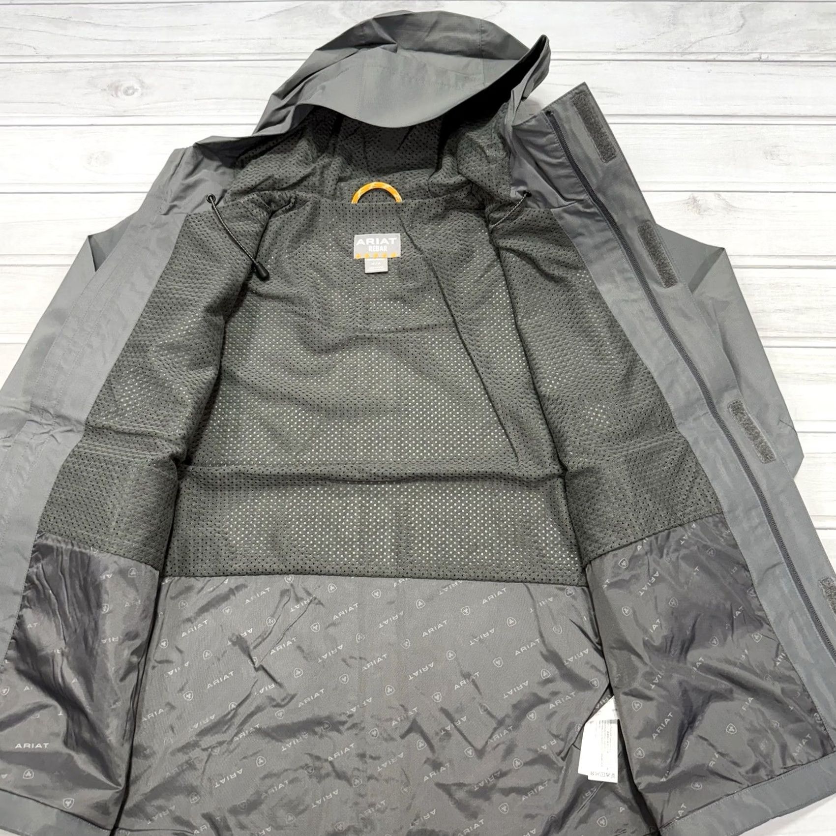 Ariat Ariat Rebar Jacket Womens M Gray Stormshell H20 Waterproof Rain Coat 10062724 Size M / US 6-8 / IT 42-44 - 3 Thumbnail