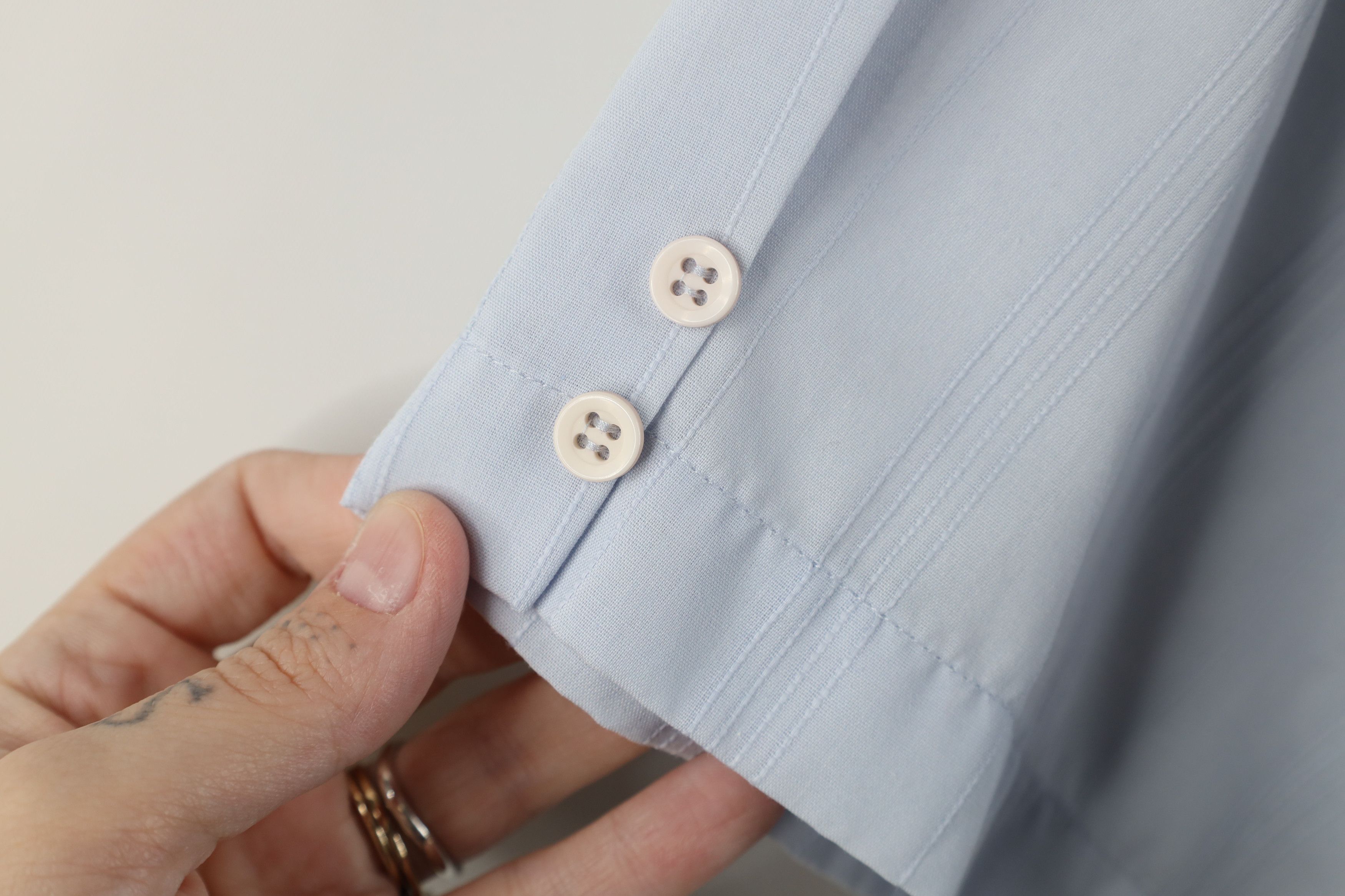 Vintage Vintage 90s Streetwear Sheer Camp Collar Button Shirt Size US XL / EU 56 / 4 - 4 Thumbnail