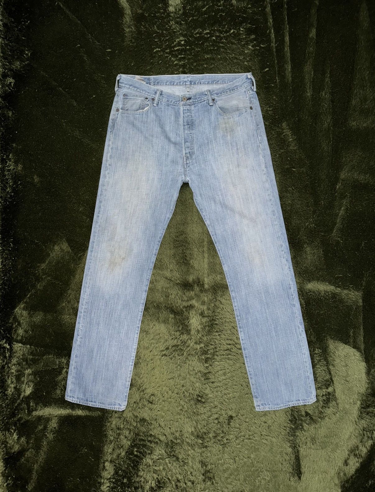 Levi's [W36/L34] Levi’s 501 Button Fly Vintage Washed Denim Pants Size US 36 / EU 52 - 1 Thumbnail