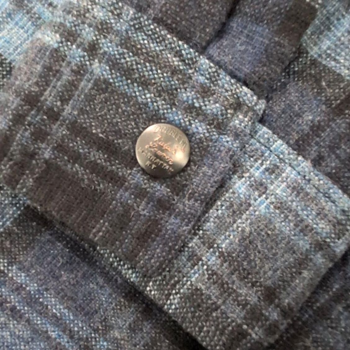 Ralph Lauren RRL RALPH LAUREN Men's Mackinaw Cruiser Check Jacket M Navy Blue Casual Wool Mid-Length Size US M / EU 48-50 / 2 - 4 Thumbnail